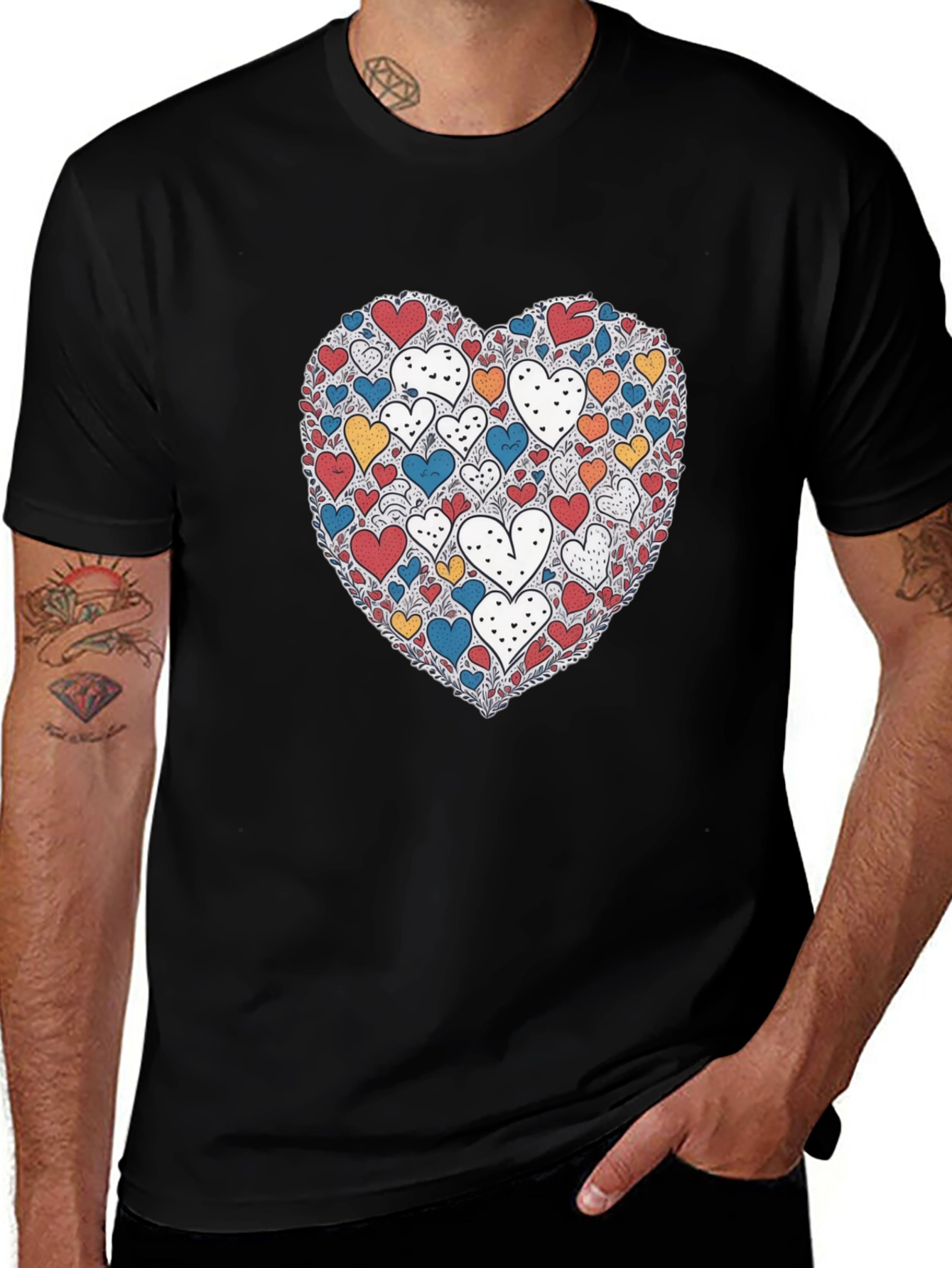 Variant 17 of Heart Full of Hearts Graphic T-Shirt