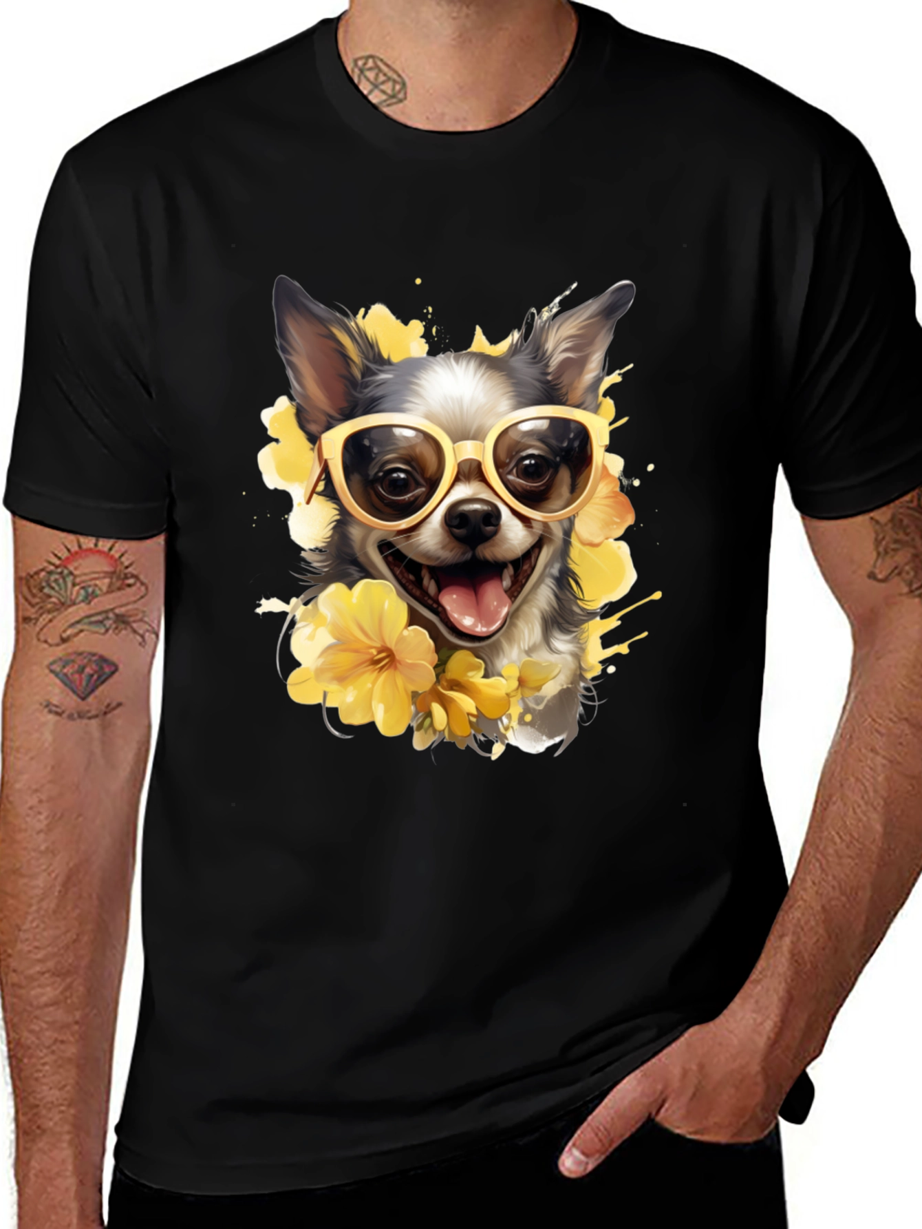 Variant 24 of Cool Dog Tee: Stylish Pet Graphic T-Shirt