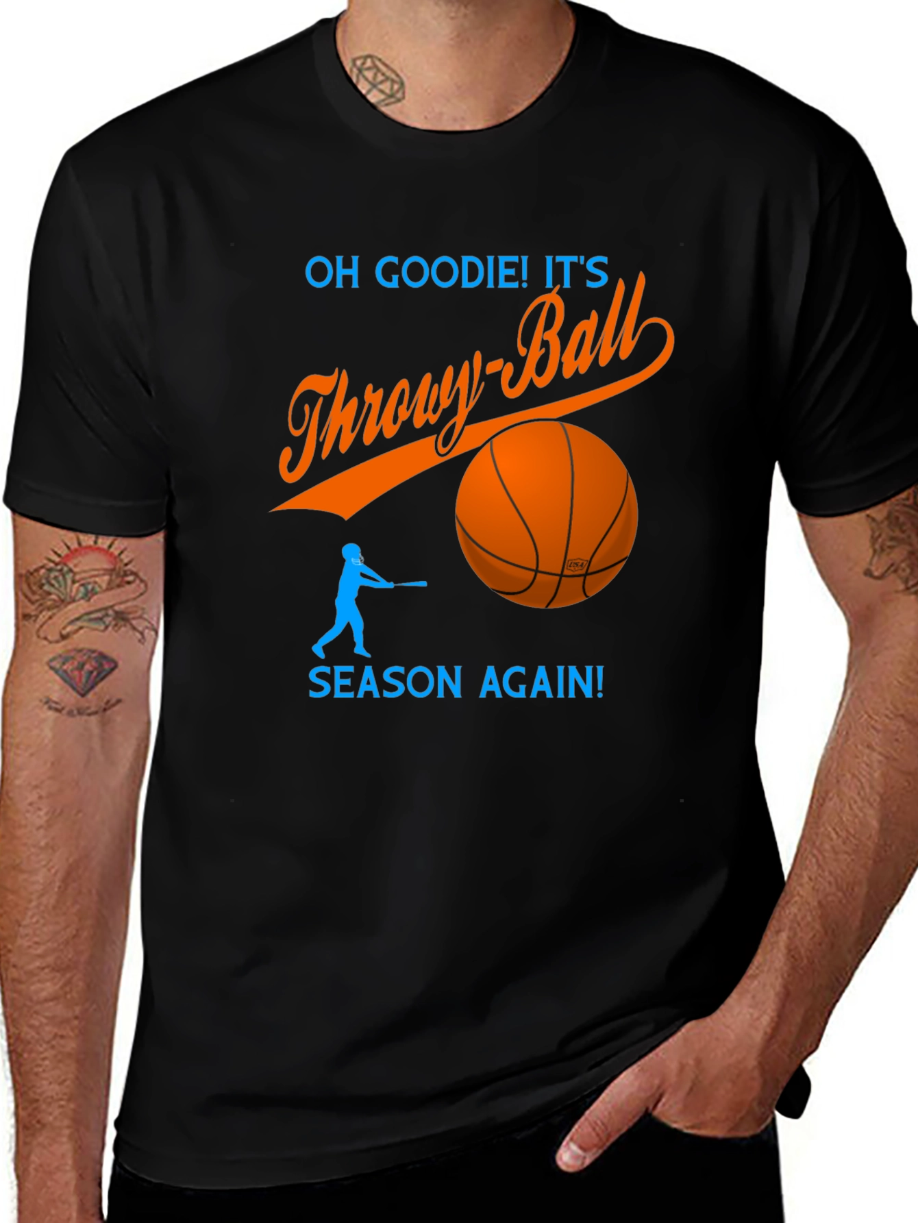Variant 18 of Funny Throwy-Ball Season T-Shirt