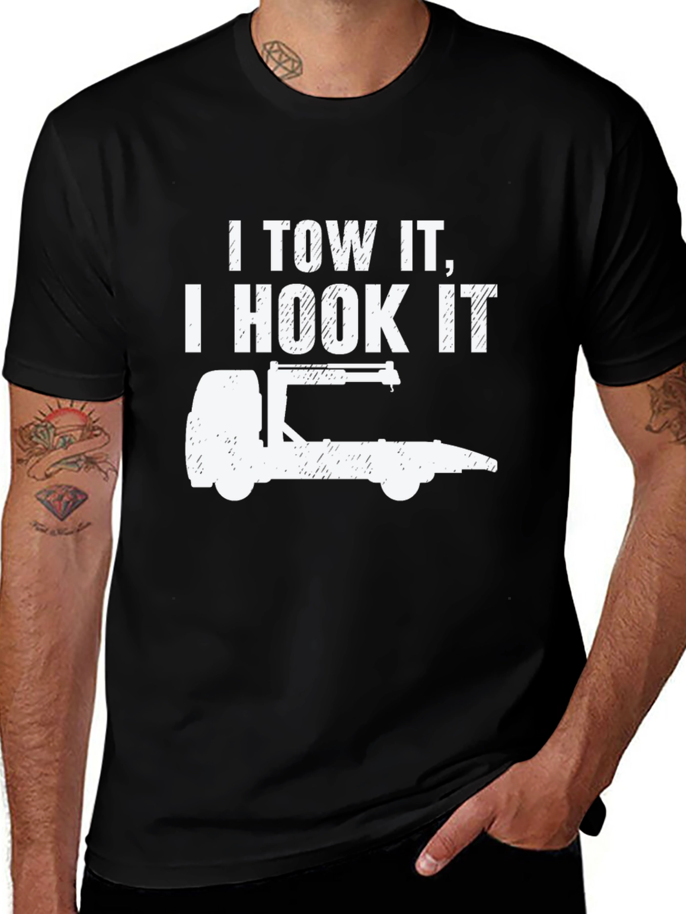 Variant 11 of I Tow It I Hook It Tow Truck T-Shirt