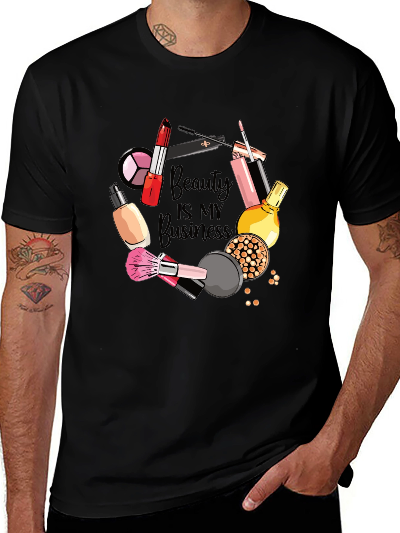 Variant 2 of Beauty is My Business T-Shirt - Makeup Artist Tee