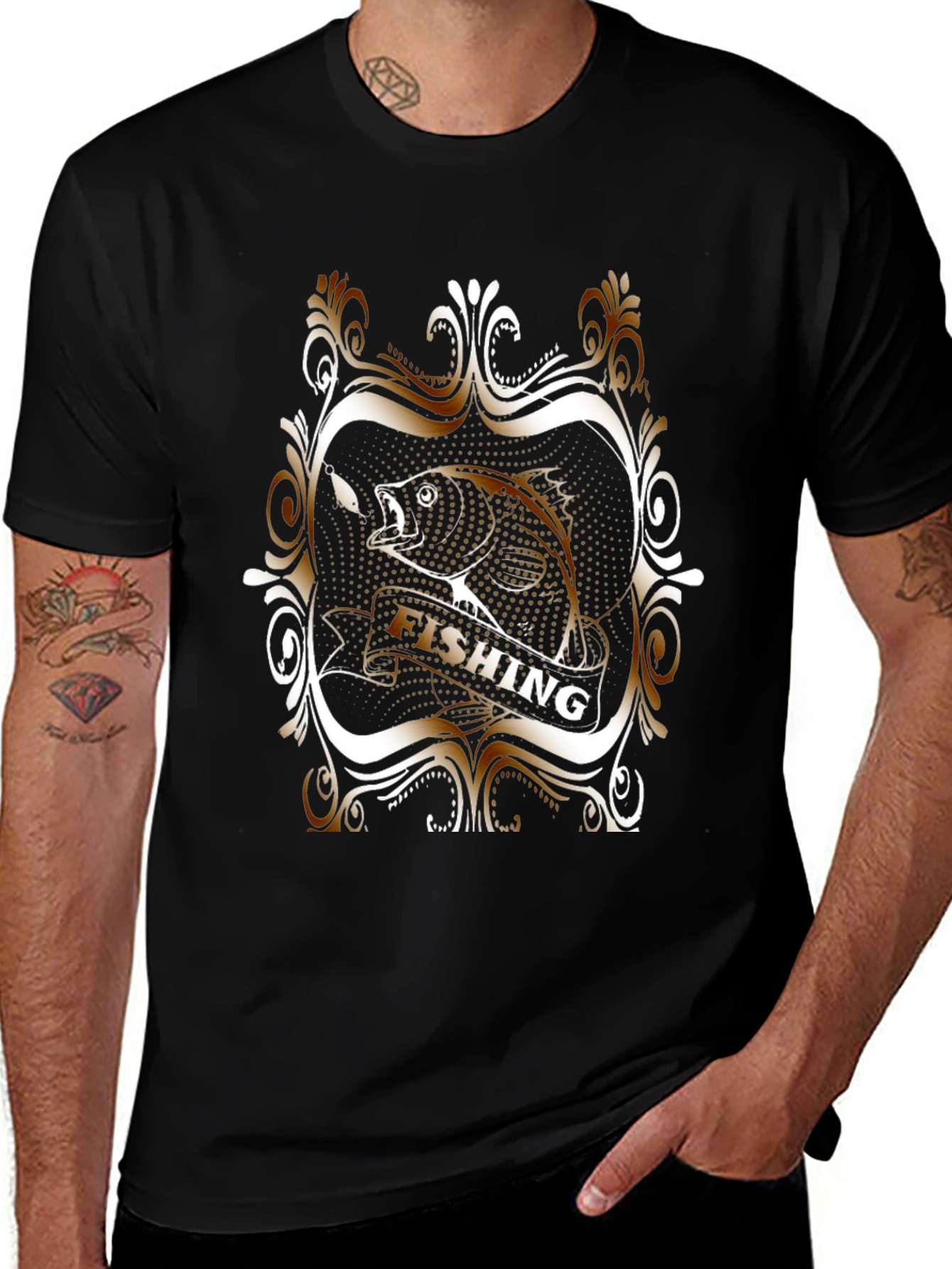 Variant 25 of Fishing Graphic T-Shirt