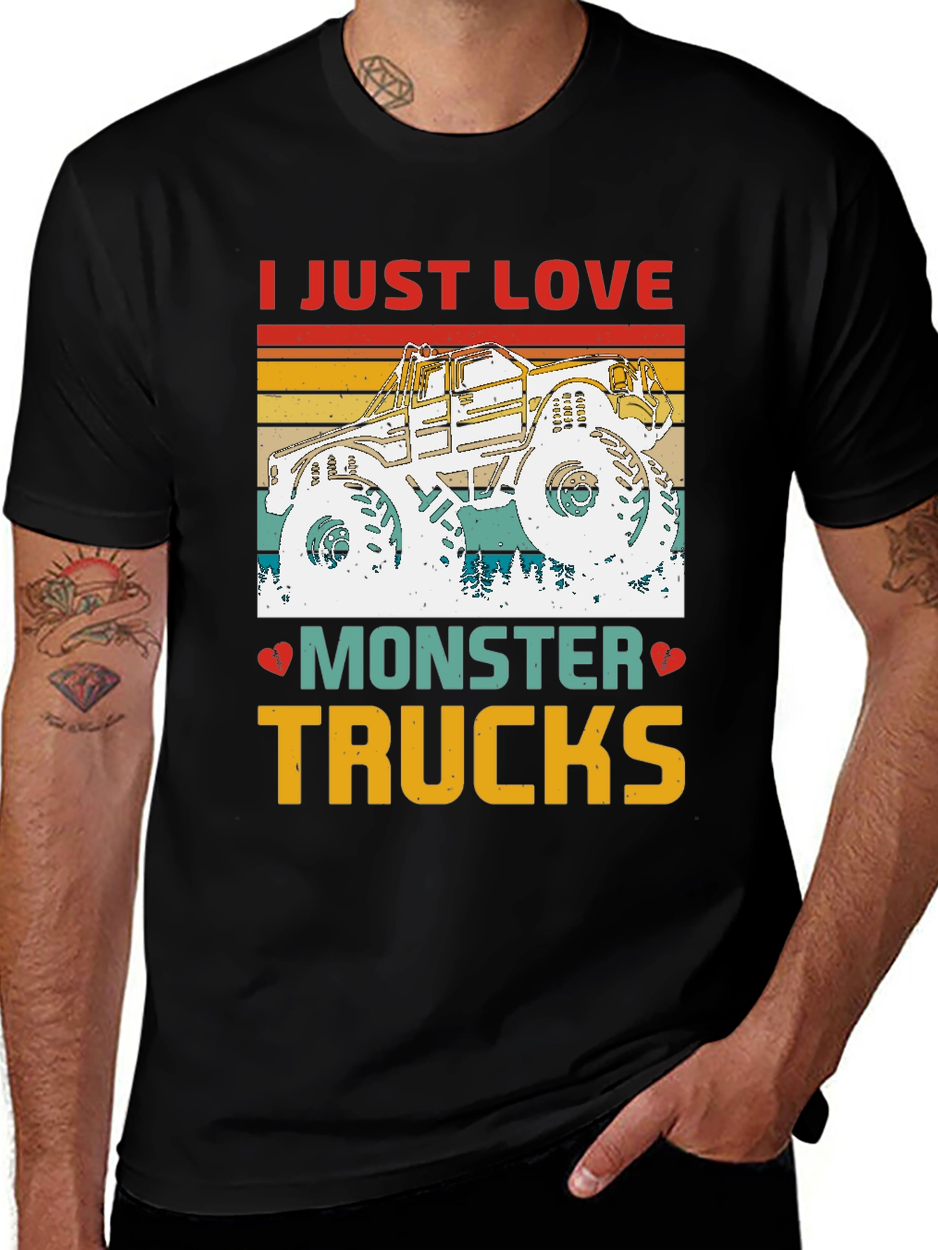Variant 8 of Monster Truck Lover Graphic T-Shirt