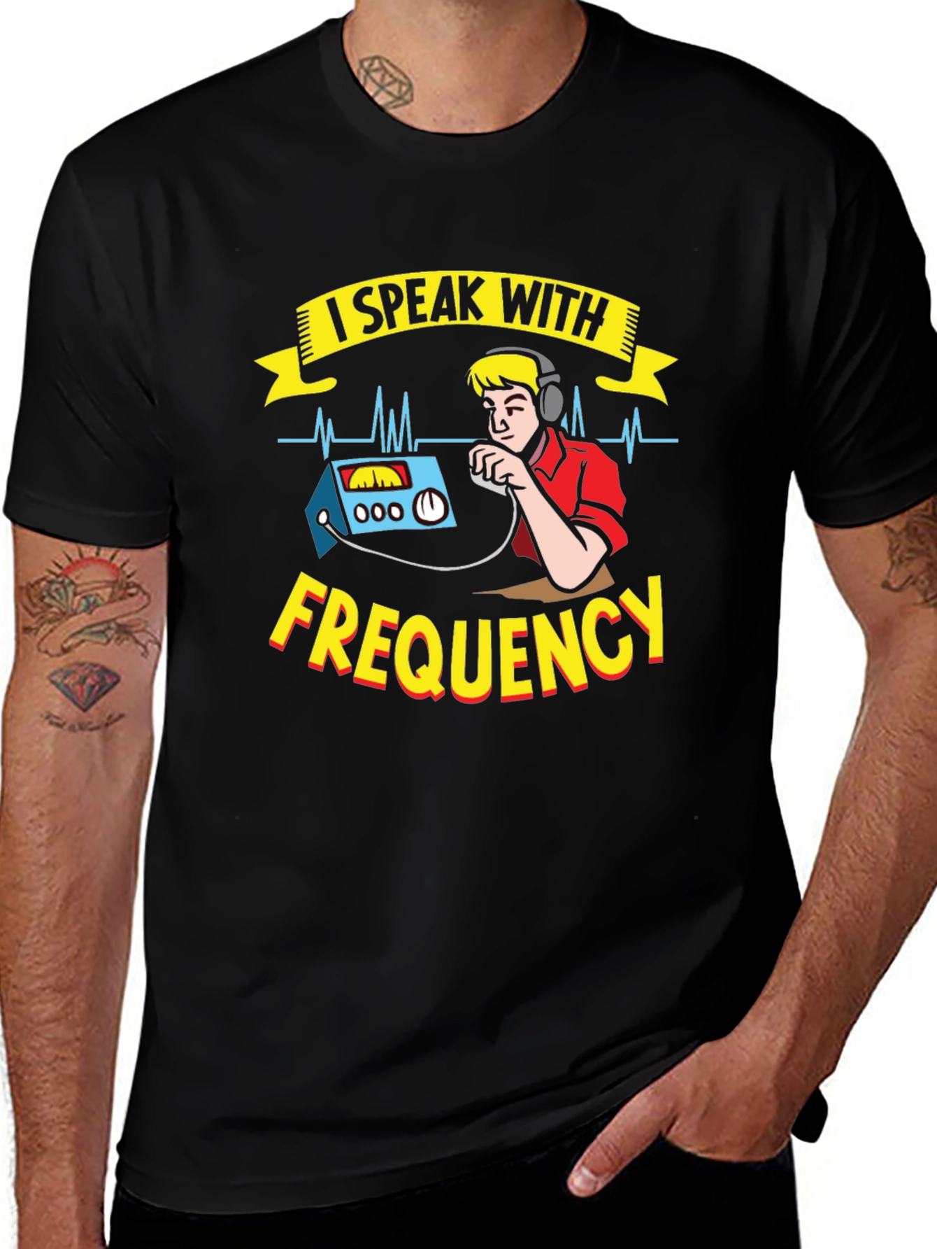 I Speak With Frequency Ham Radio Operator T-Shirt