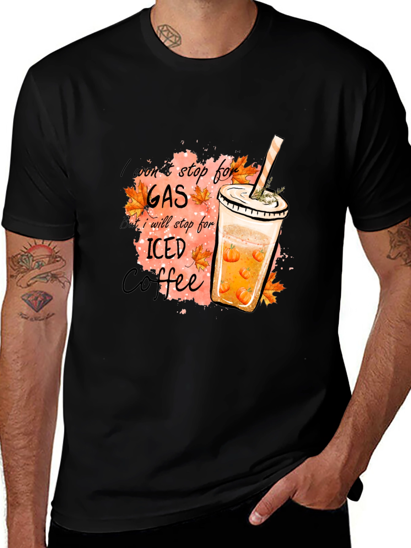 Variant 20 of Iced Coffee Fall T-Shirt