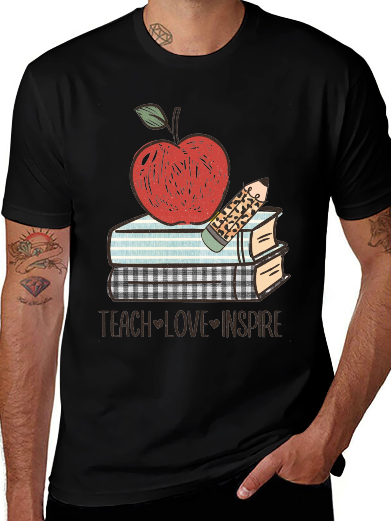 Variant 20 of Teach Love Inspire Teacher T-Shirt