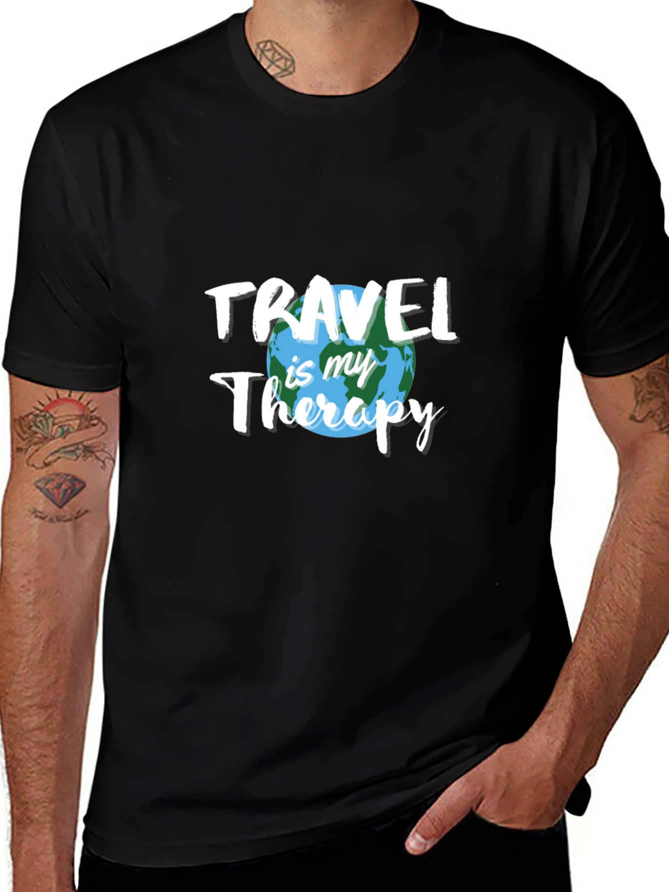 Variant 7 of Travel is My Therapy Graphic Tee