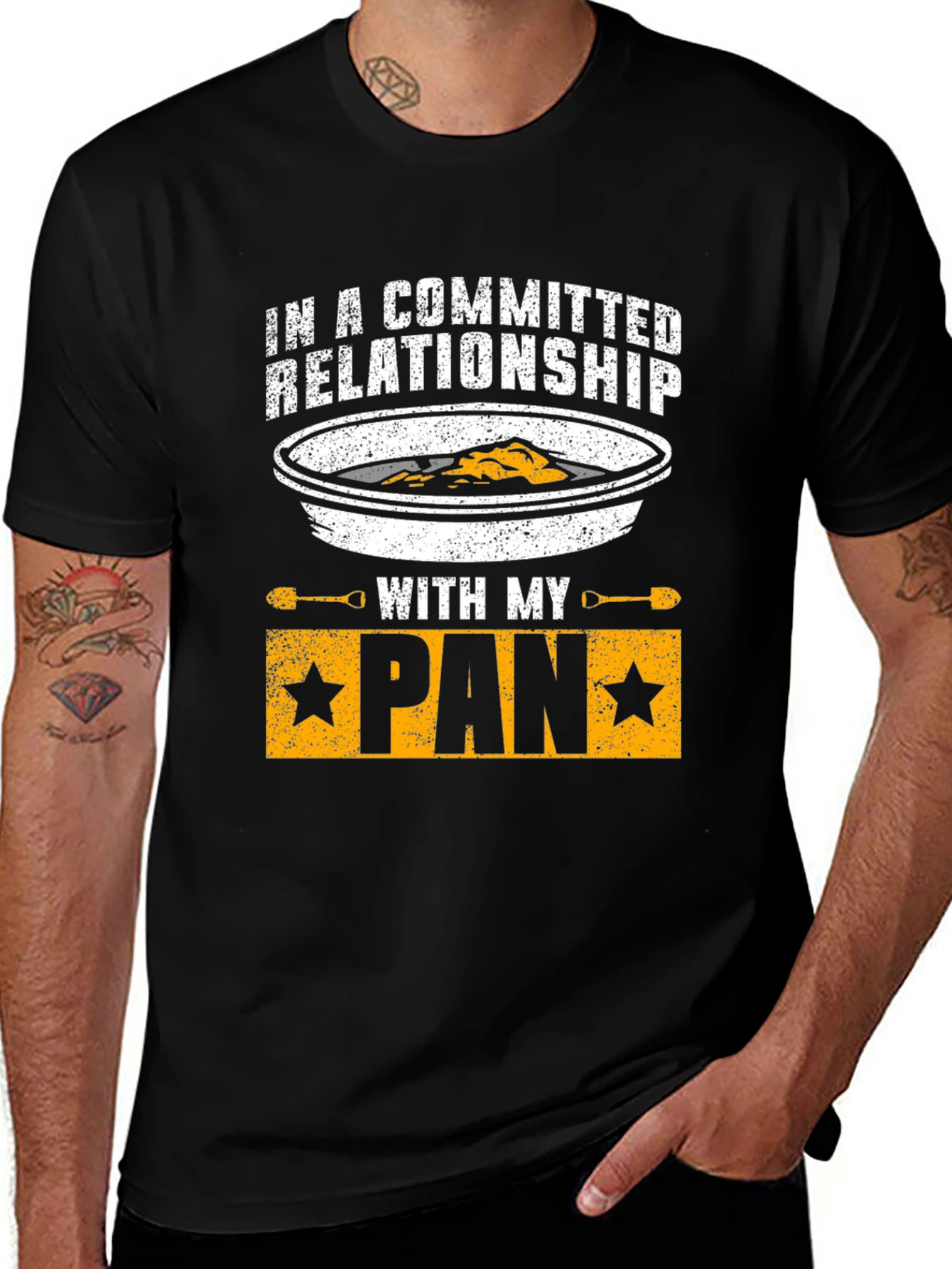 Variant 28 of Committed Relationship Gold Panning T-Shirt