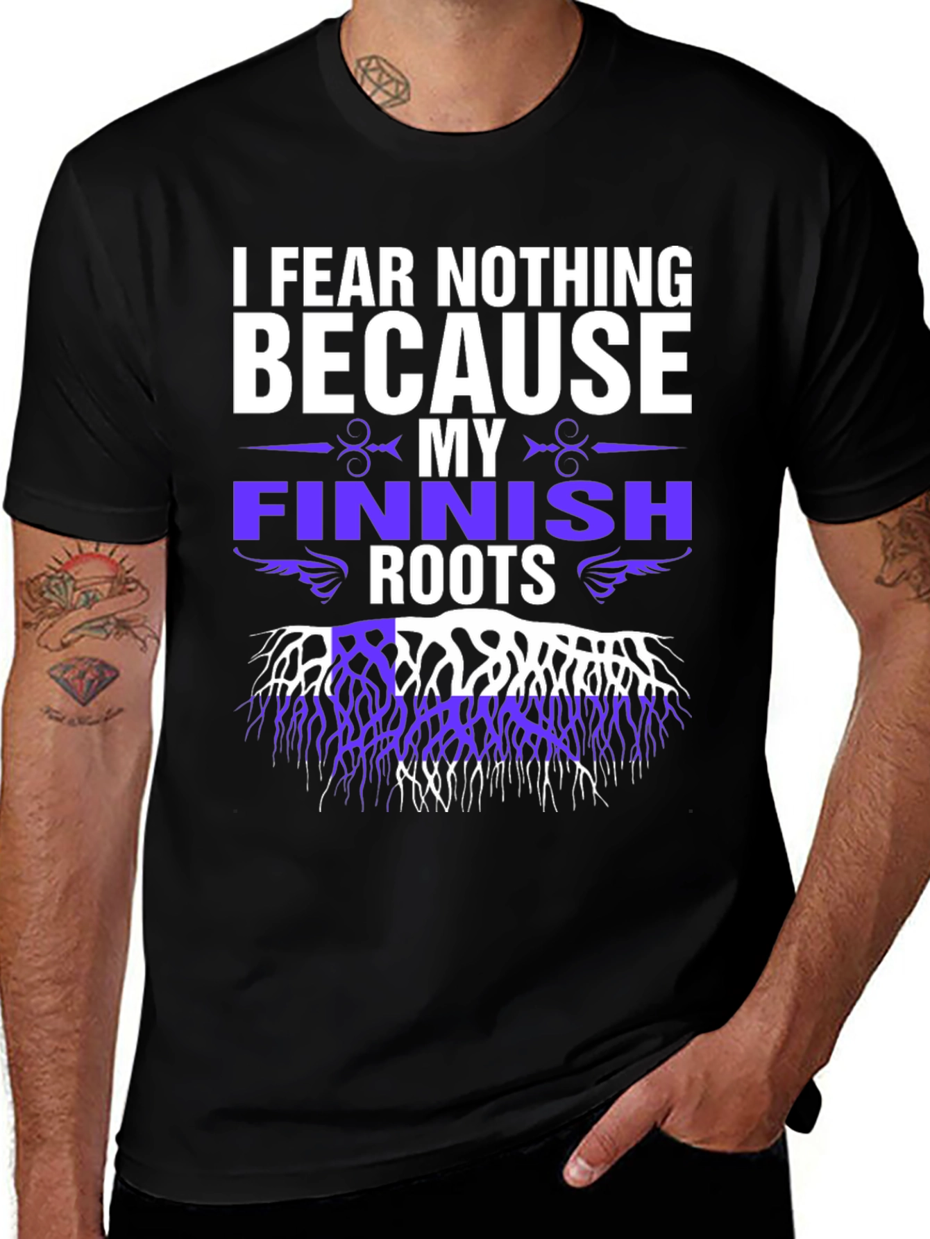 Finnish Roots T-Shirt - I Fear Nothing