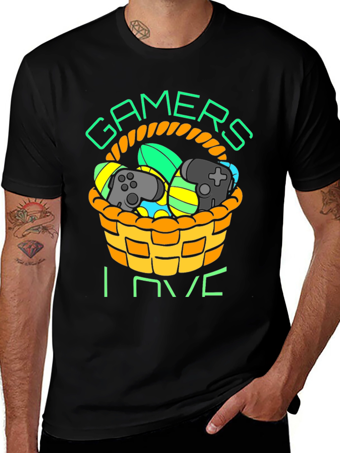 Variant 8 of Gamers I Love T-Shirt