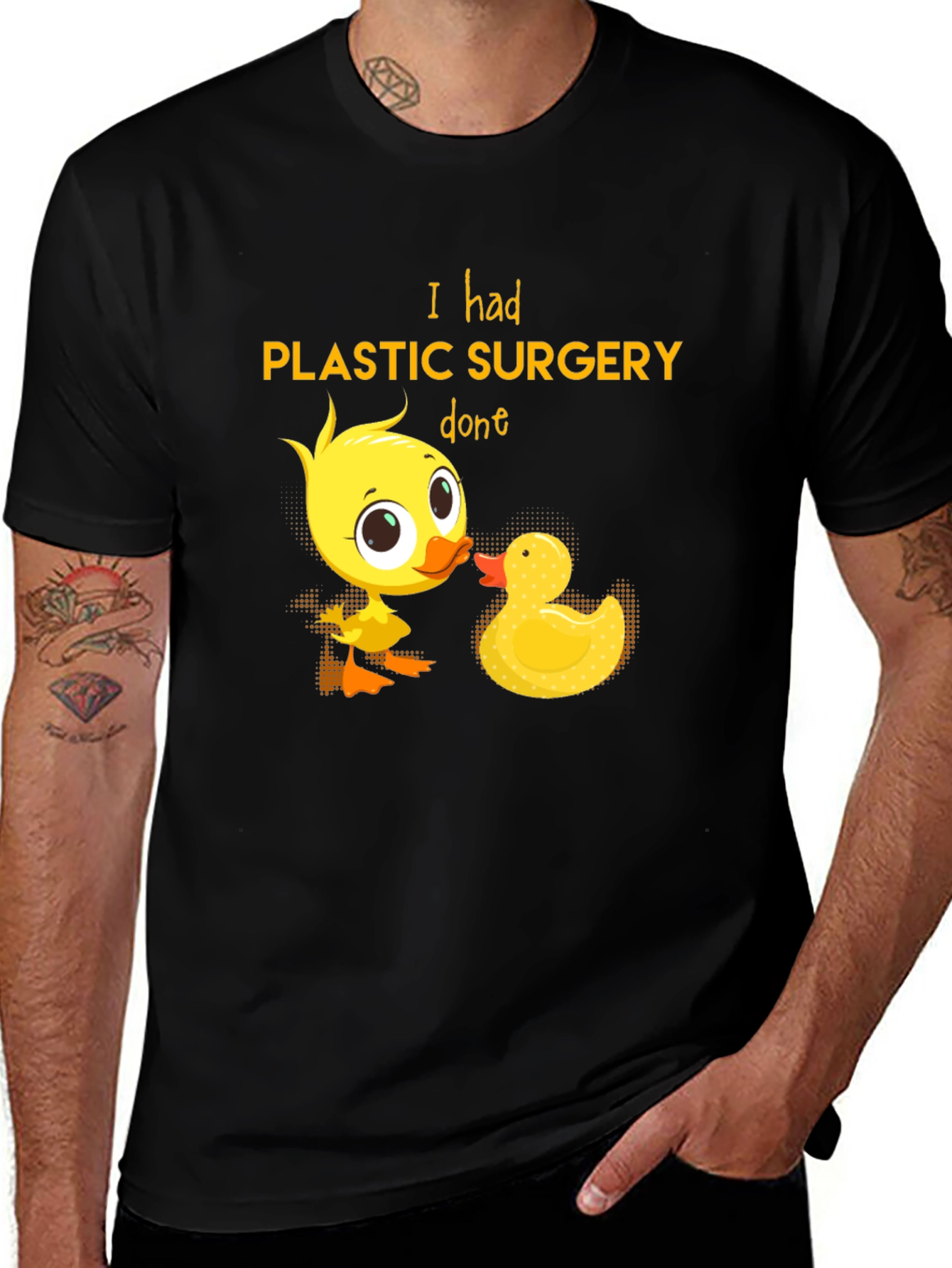 Variant 5 of Funny Duck Plastic Surgery T-Shirt