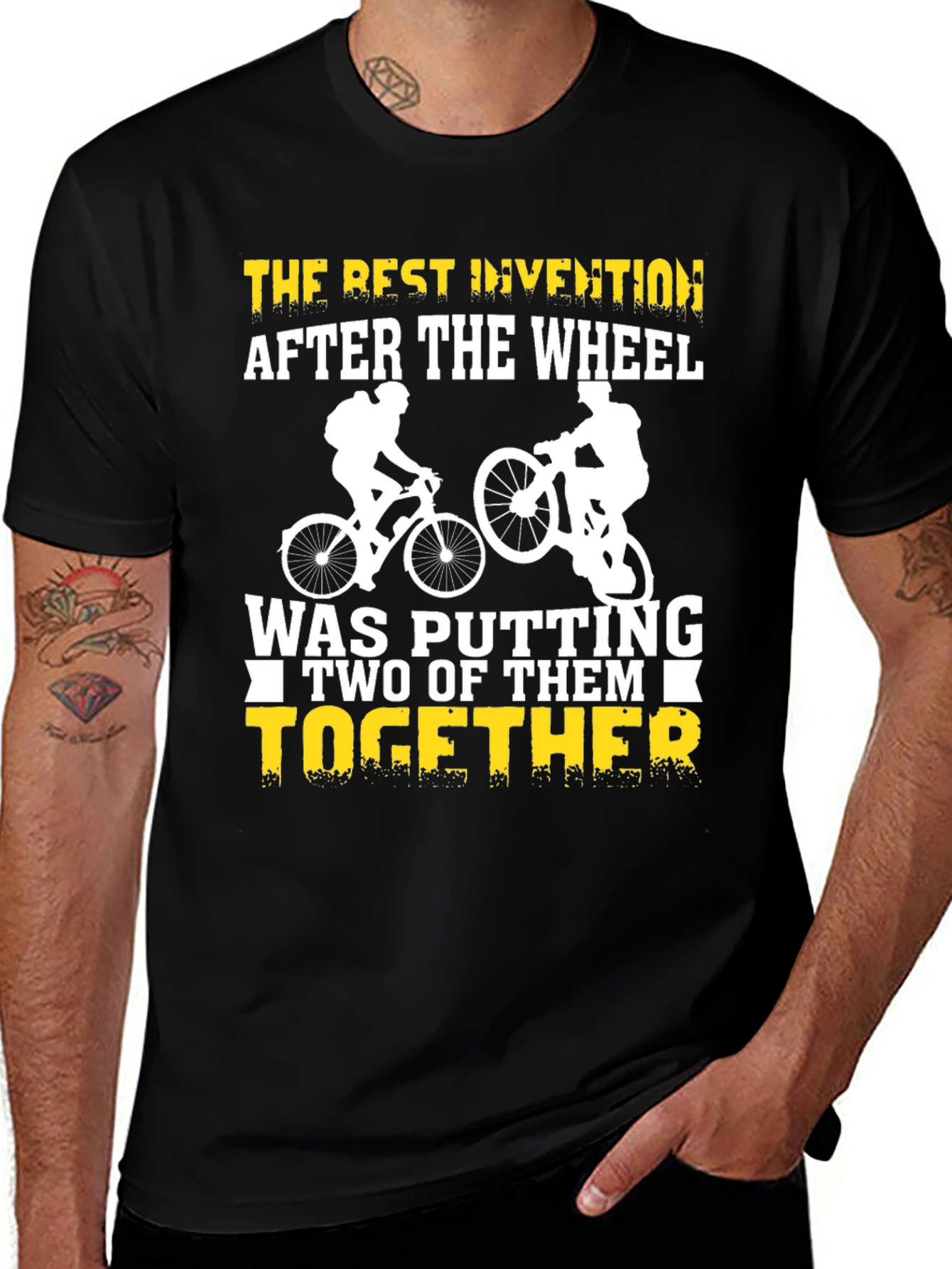Variant 24 of Funny Bicycle T-Shirt - Best Invention After The Wheel