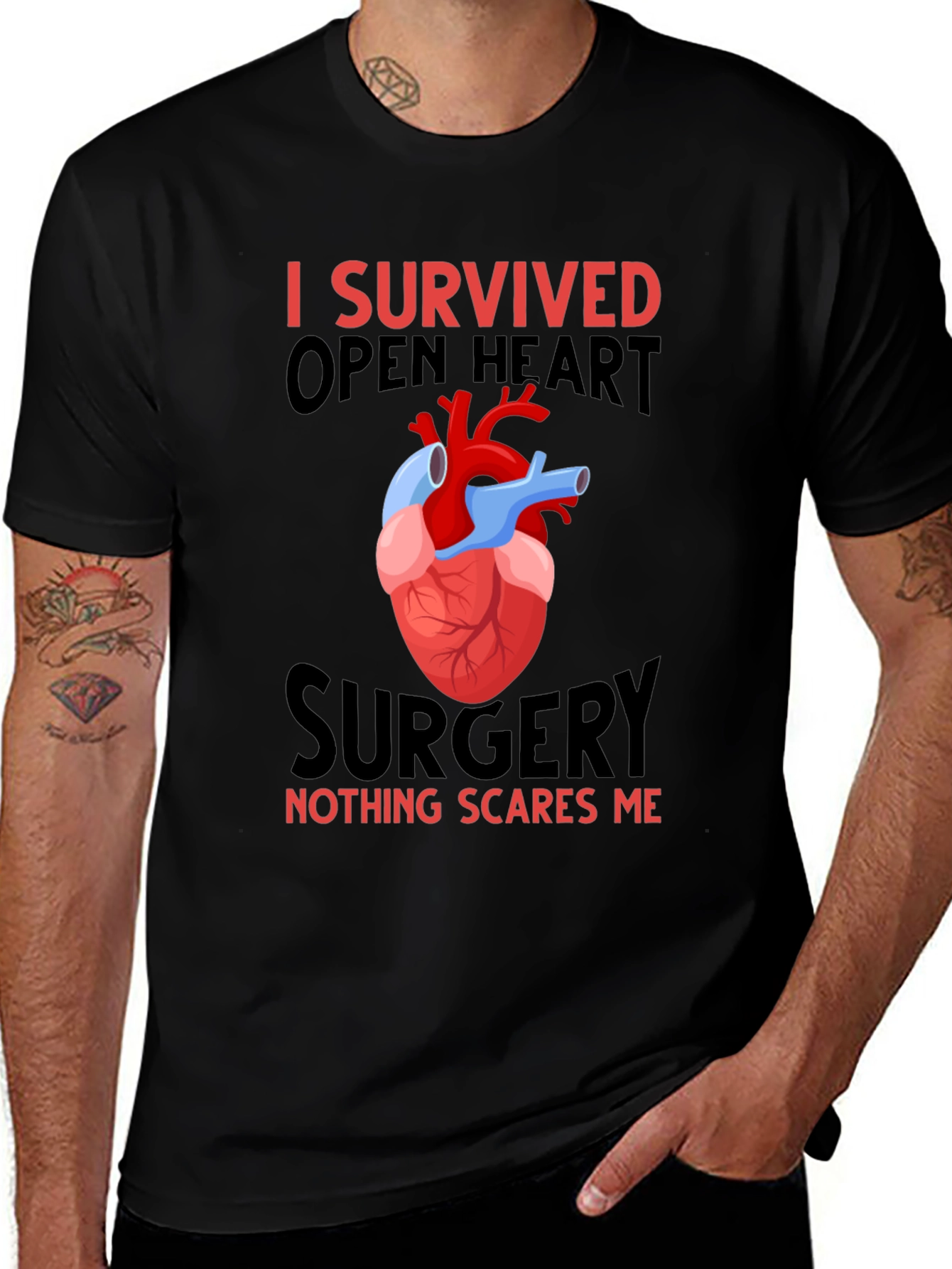 Variant 20 of Open Heart Surgery Survivor T-Shirt