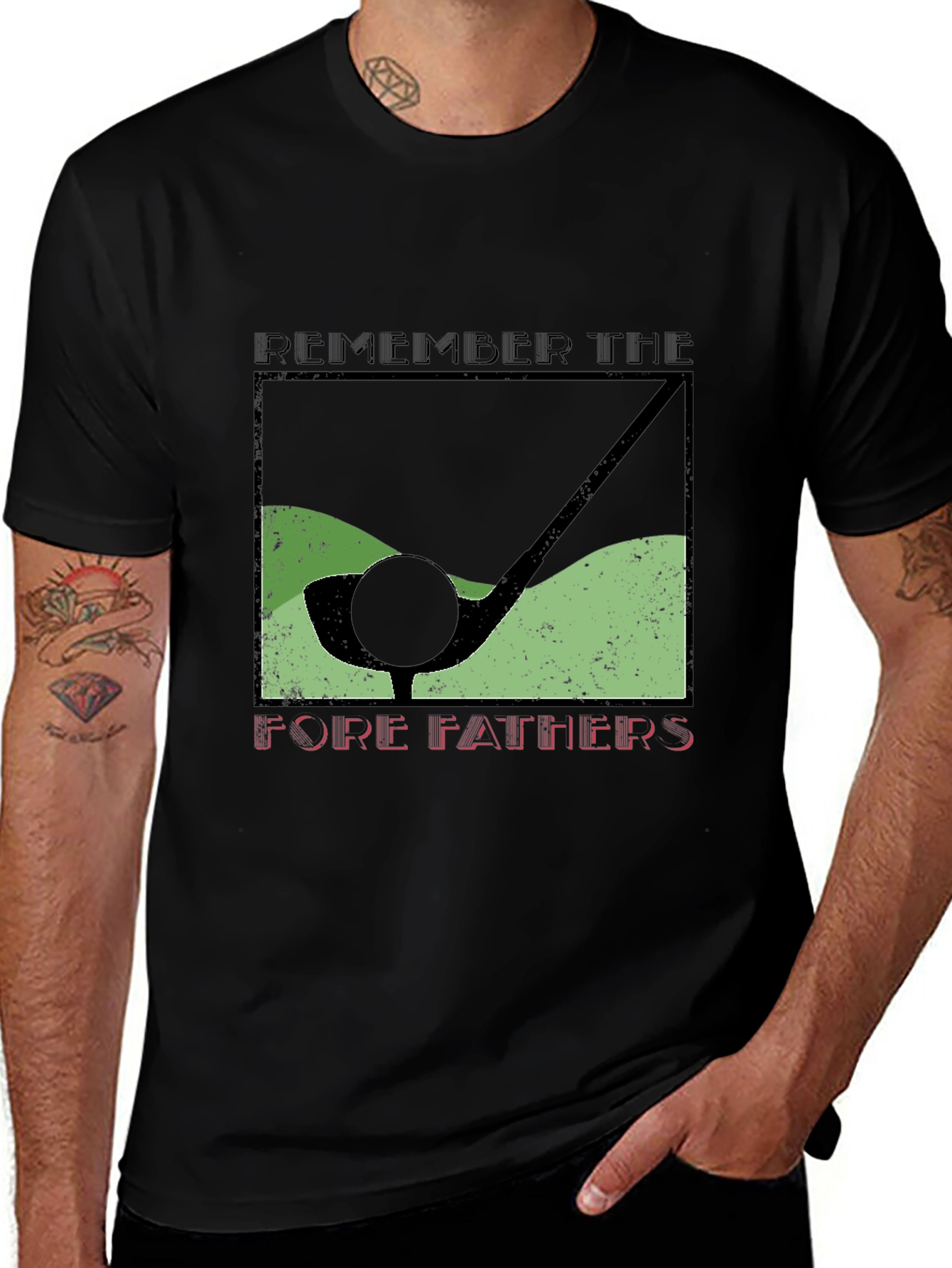 Variant 10 of Golf Fore Fathers T-Shirt, Golfer Gift
