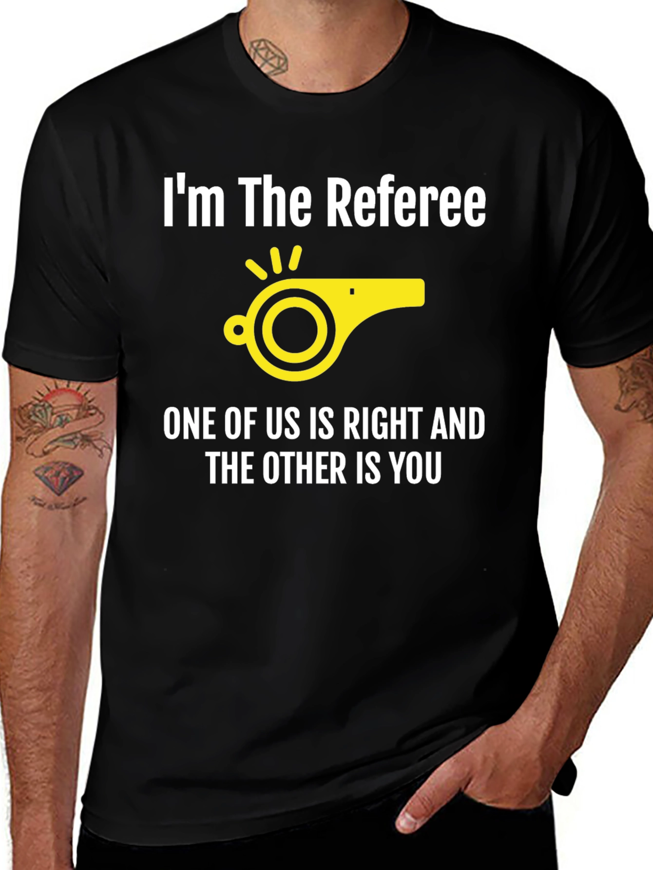 Referee Humor T-Shirt - "I'm The Referee"