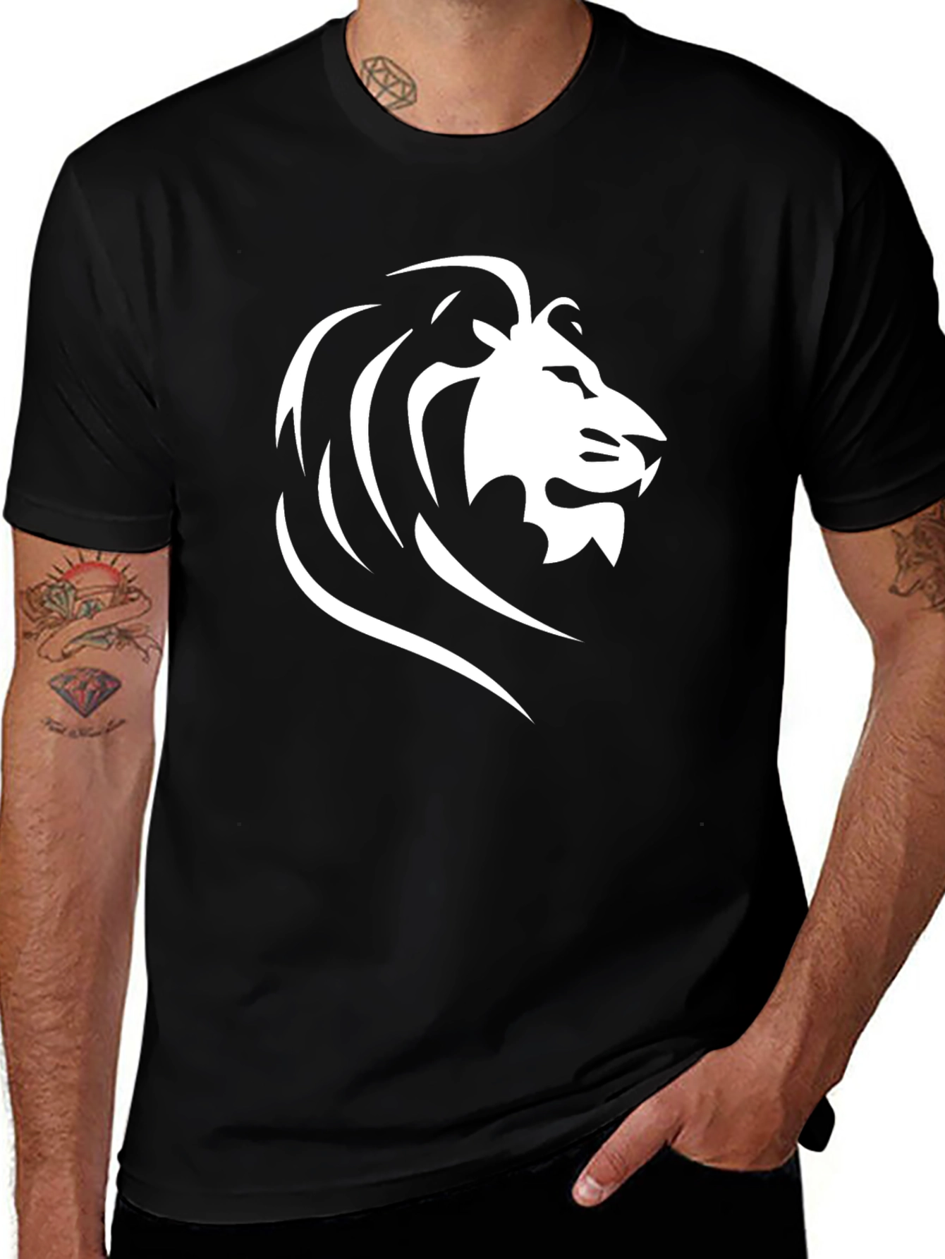 Variant 5 of Black Lion Graphic Tee