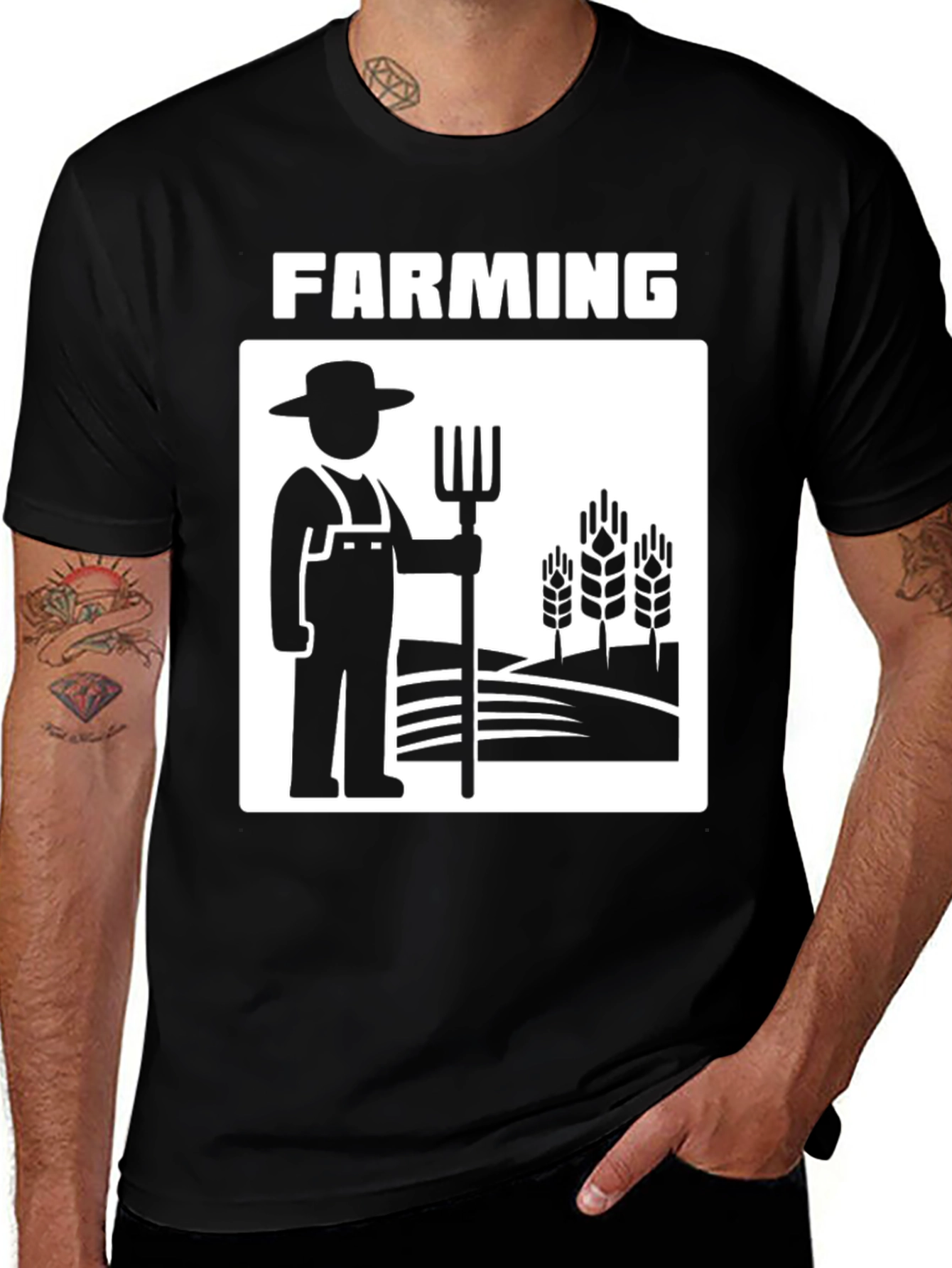 Variant 21 of Farming Graphic Tee - Farmer Design T-Shirt