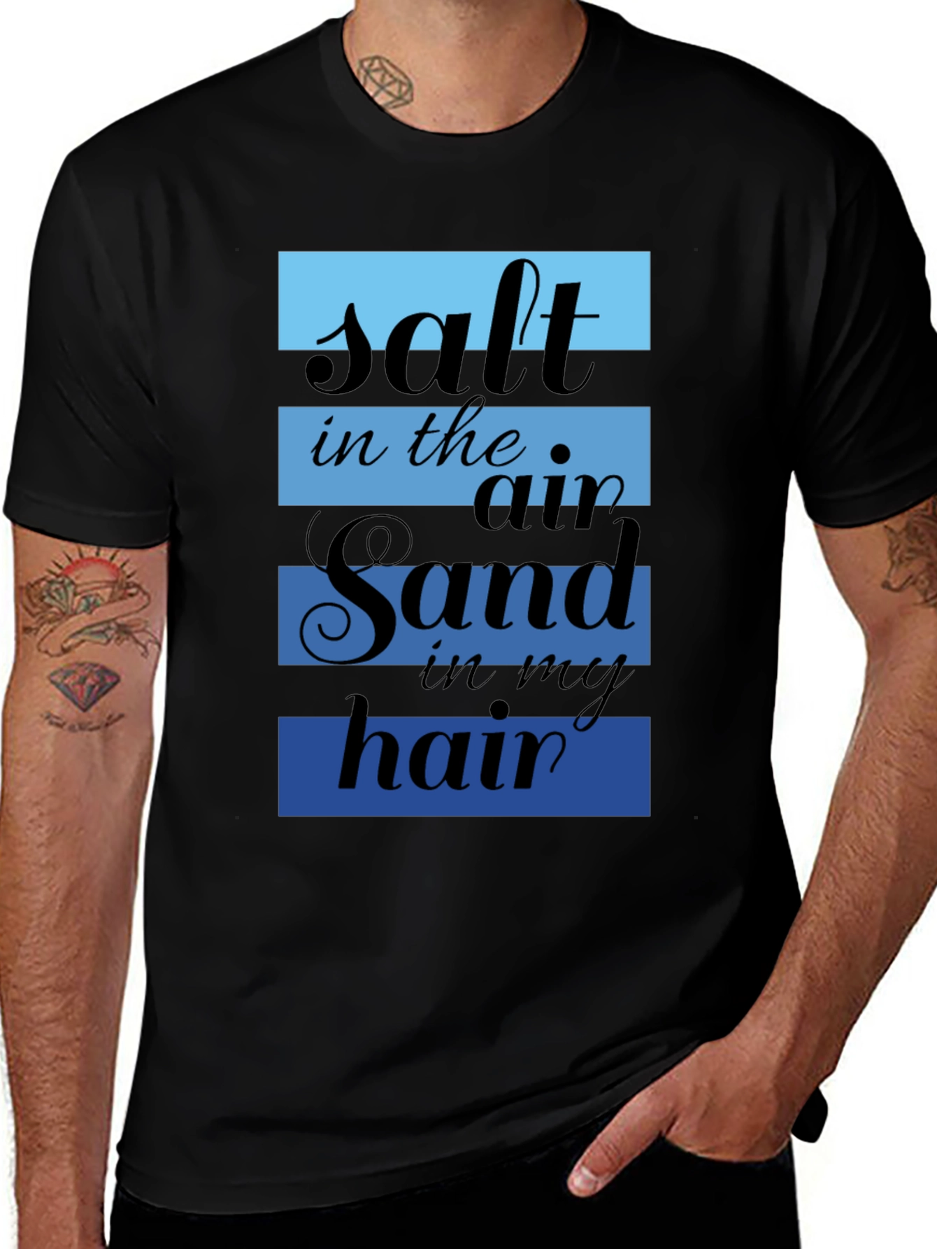 Salt in the Air Sand in my Hair Graphic Tee