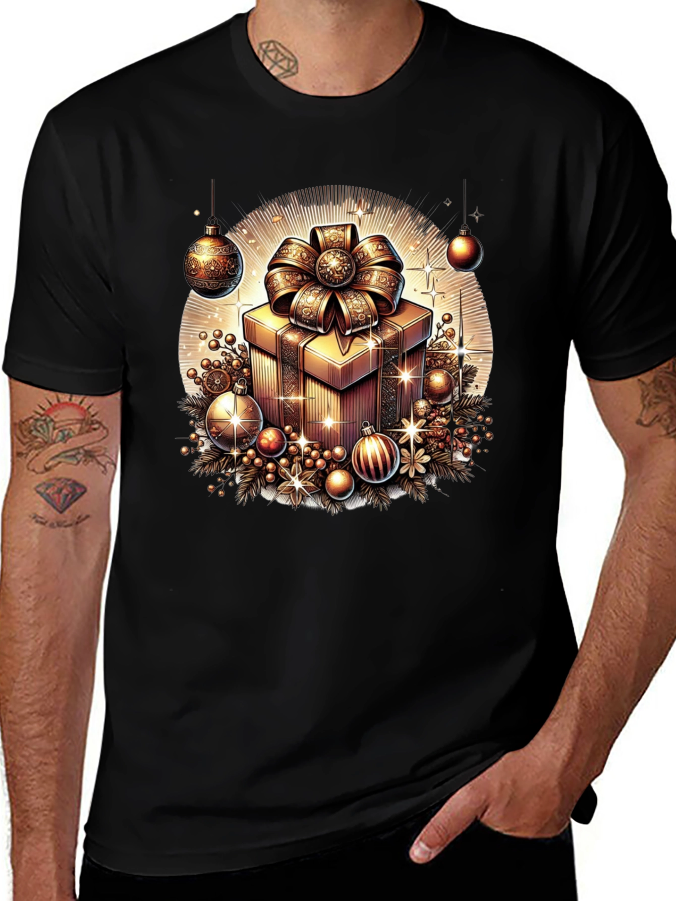 Variant 30 of Festive Holiday Gift Tee