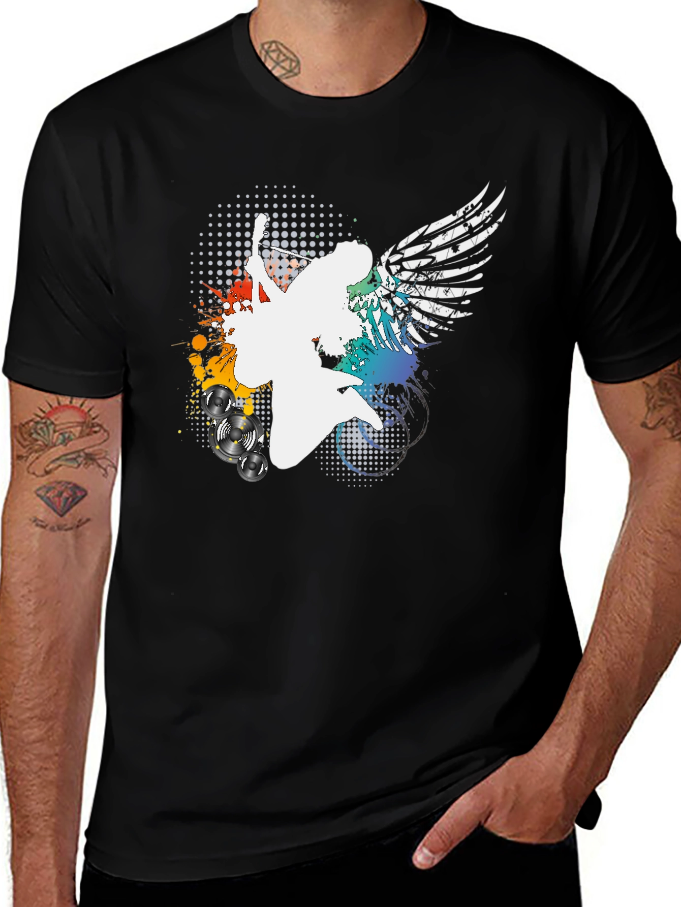 Variant 20 of Rockstar Graphic T-Shirt - Black