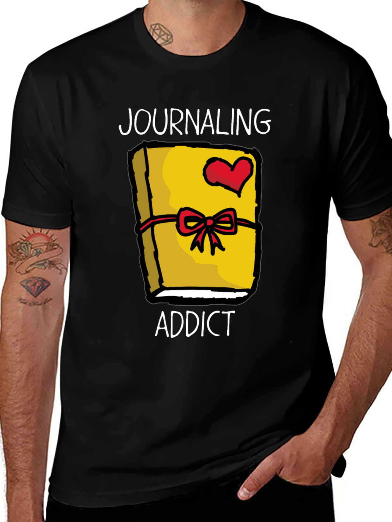 Variant 26 of Journaling Addict Graphic Tee - Novelty Journal Lover Shirt