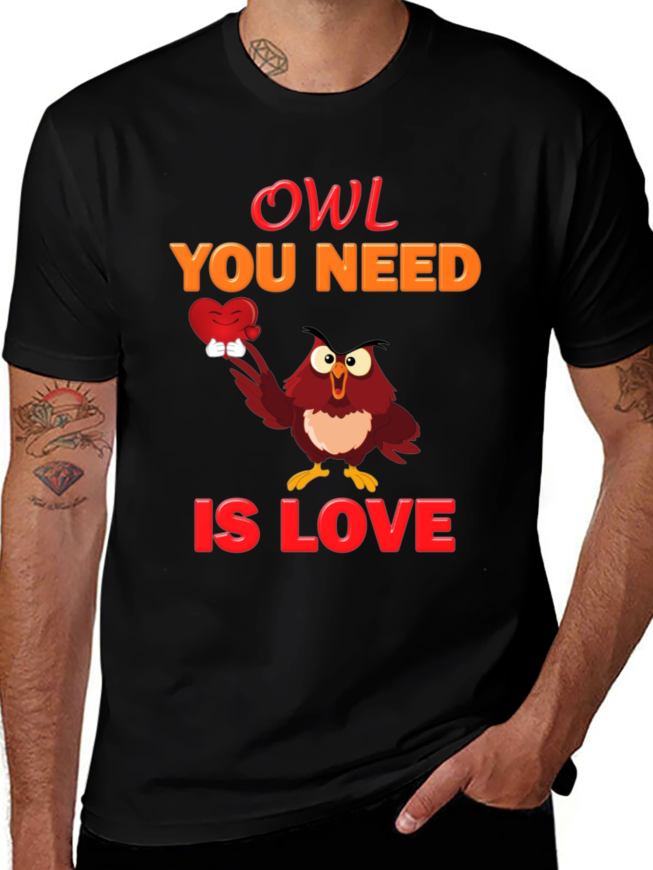 Variant 30 of Owl You Need Is Love T-Shirt - Valentine's Gift Idea