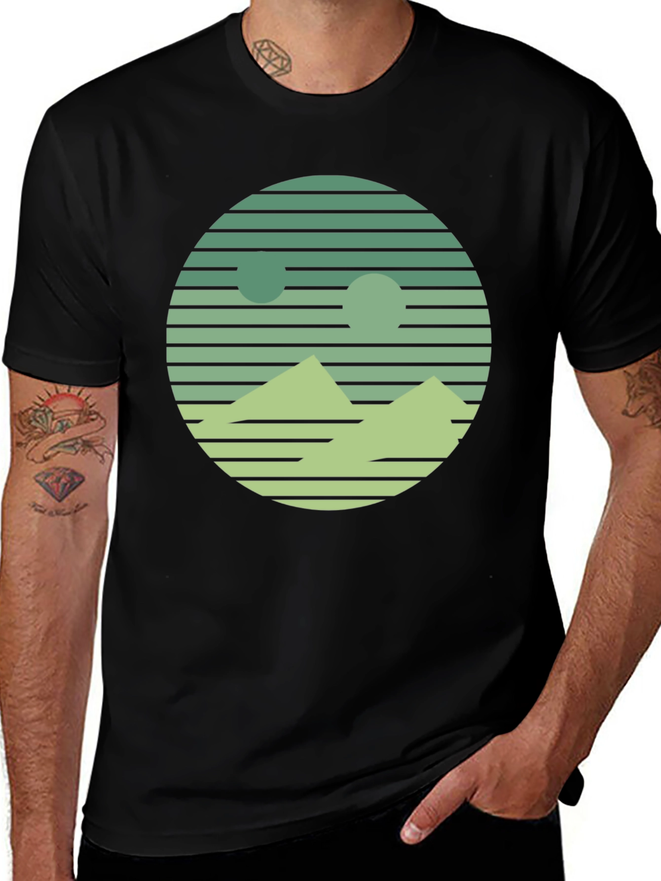 Retro Mountainscape T-Shirt