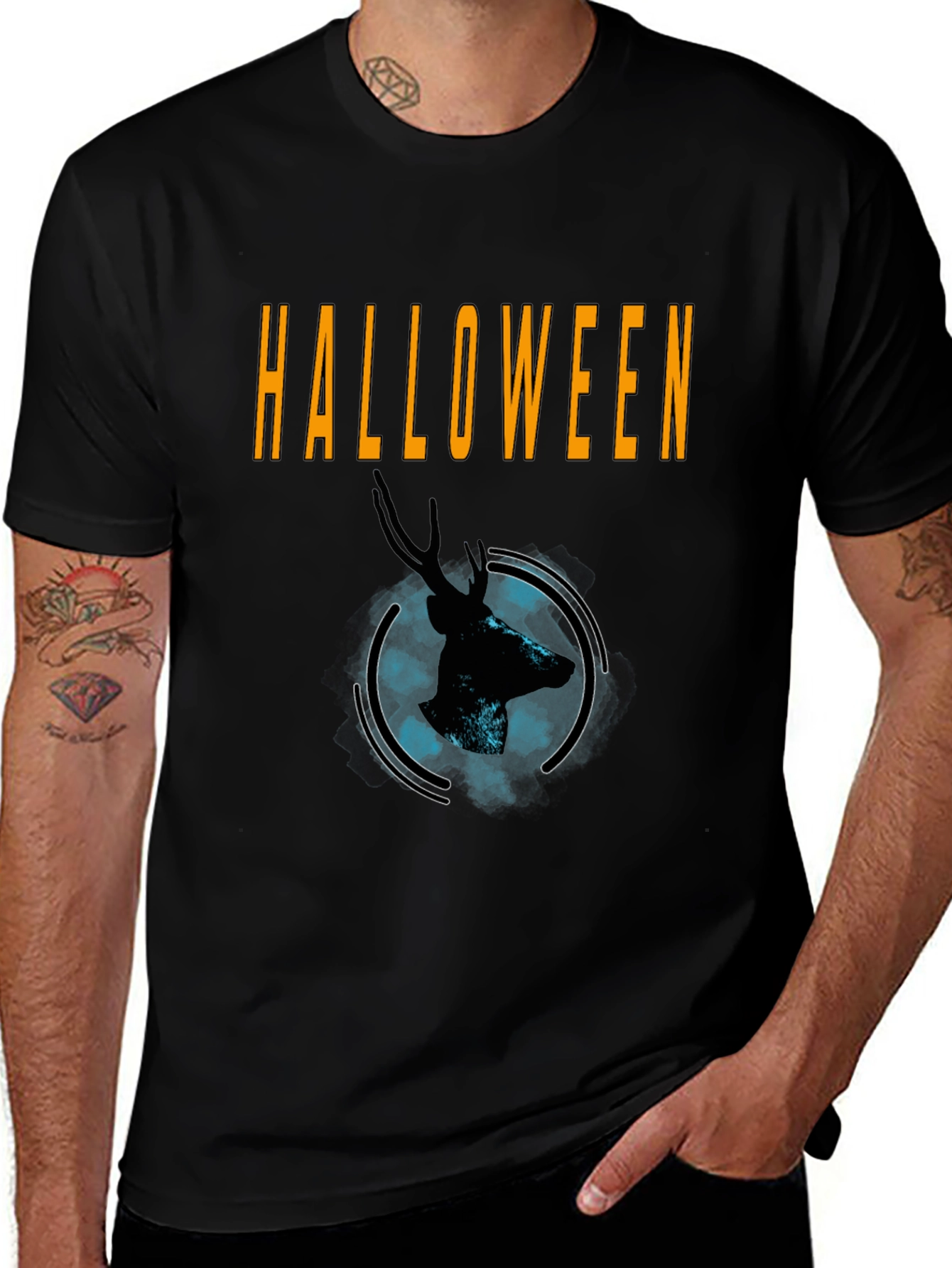 Variant 28 of Halloween Deer T-Shirt
