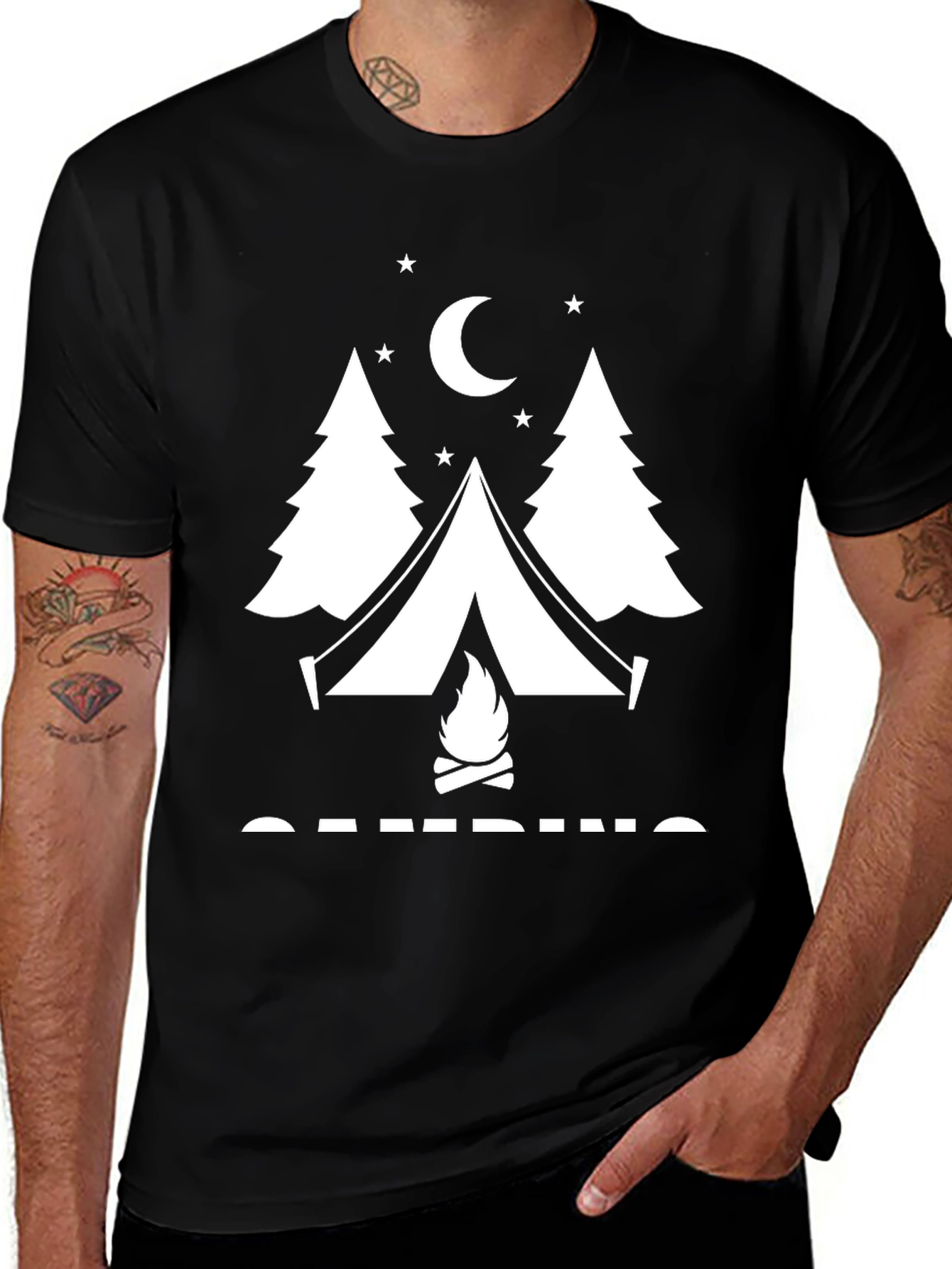 Variant 6 of Camping Graphic T-Shirt - Adventure Tee