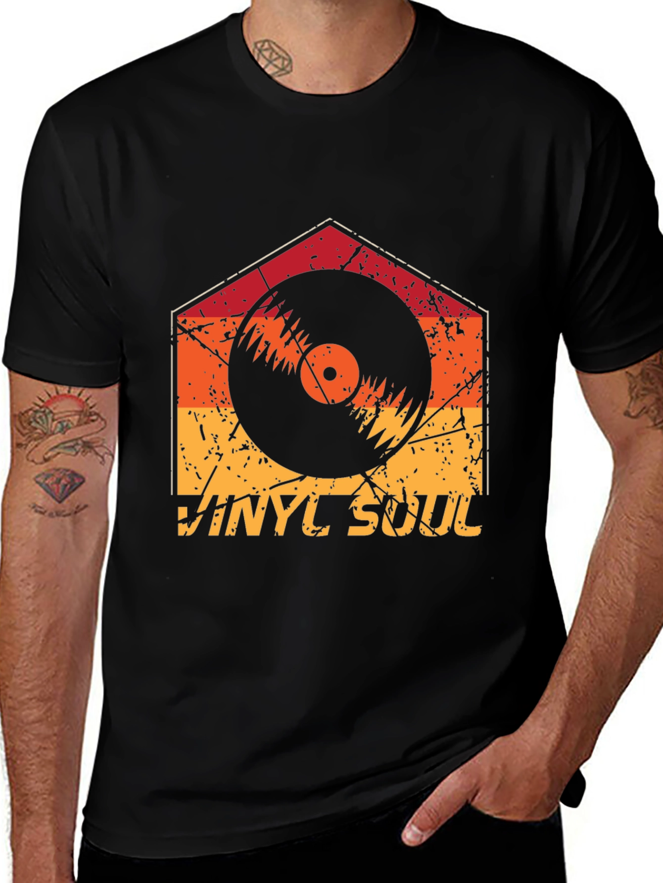 Variant 5 of Vinyl Soul Retro Graphic Tee
