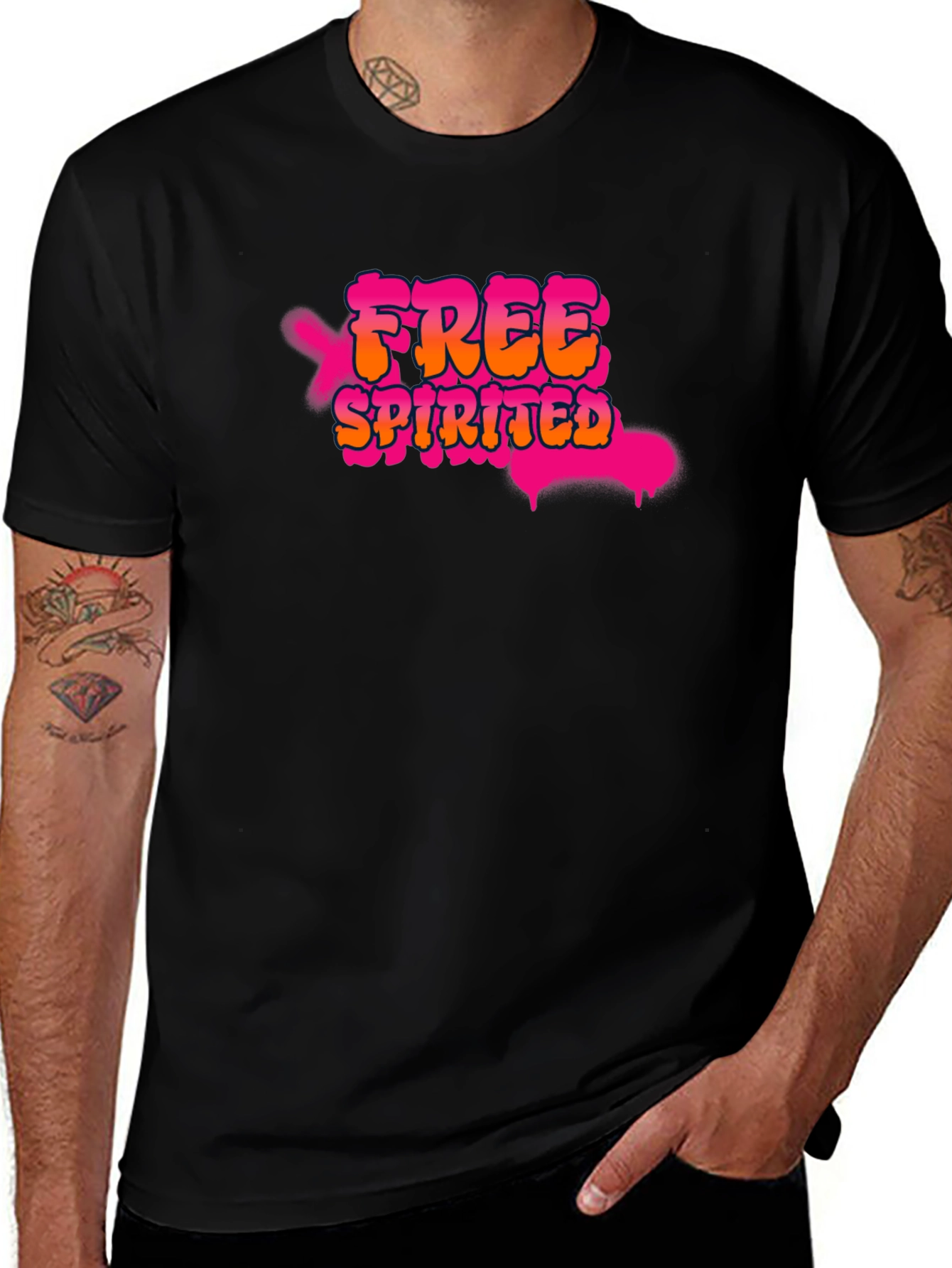 Variant 15 of Free Spirited Graphic T-Shirt