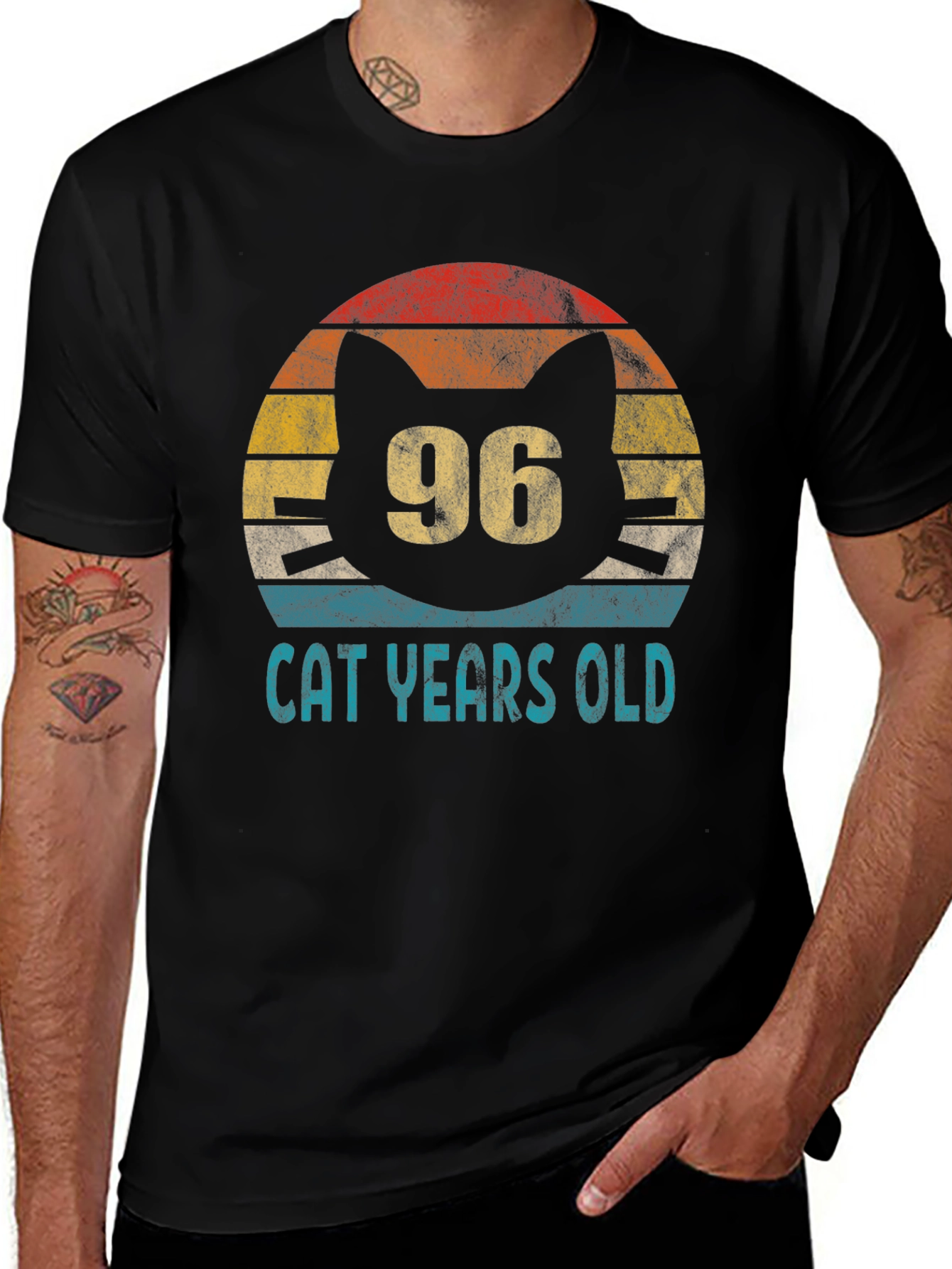 Variant 30 of 96 Cat Years Old Graphic Tee