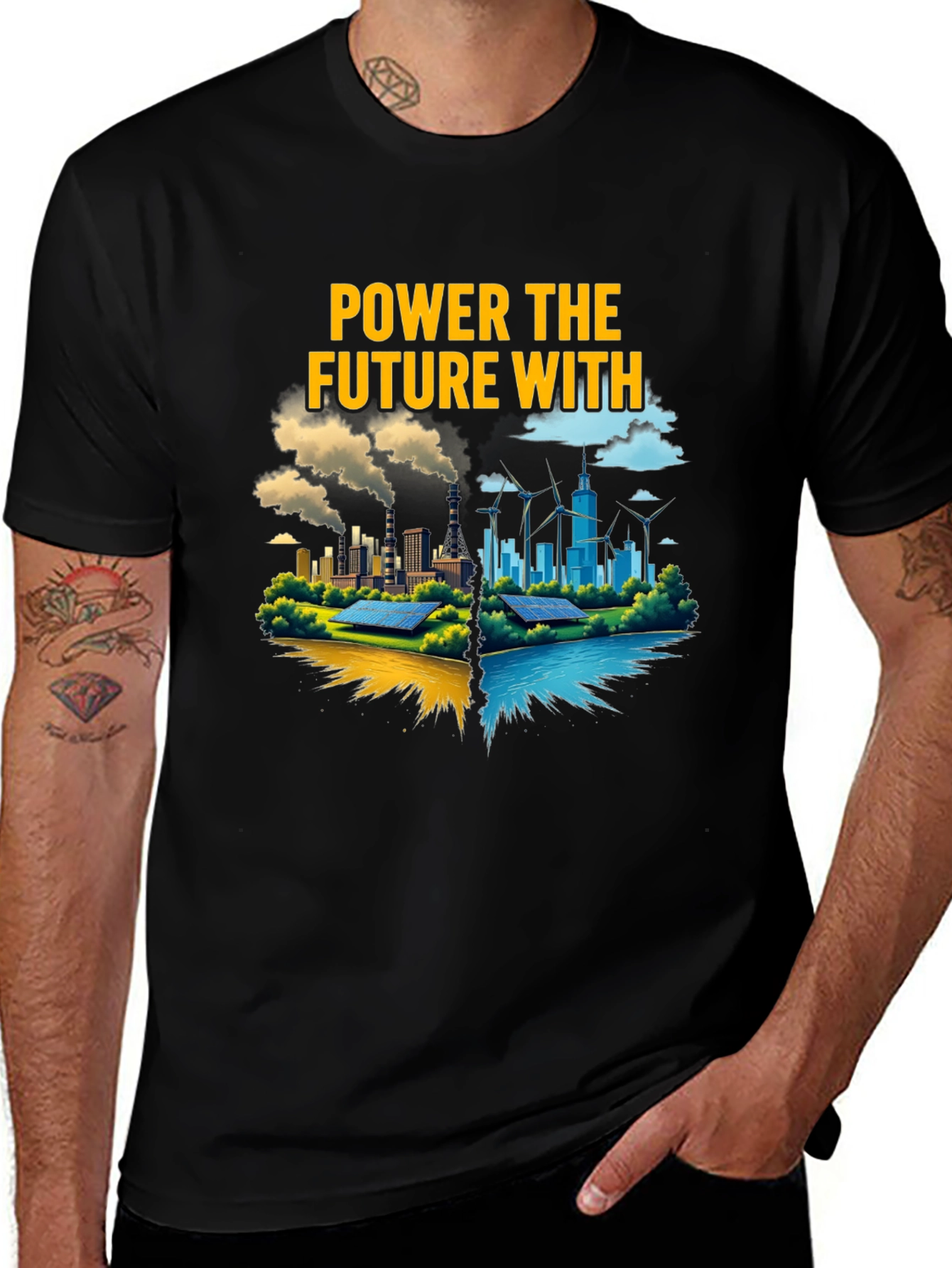 Variant 4 of Power The Future Graphic Tee