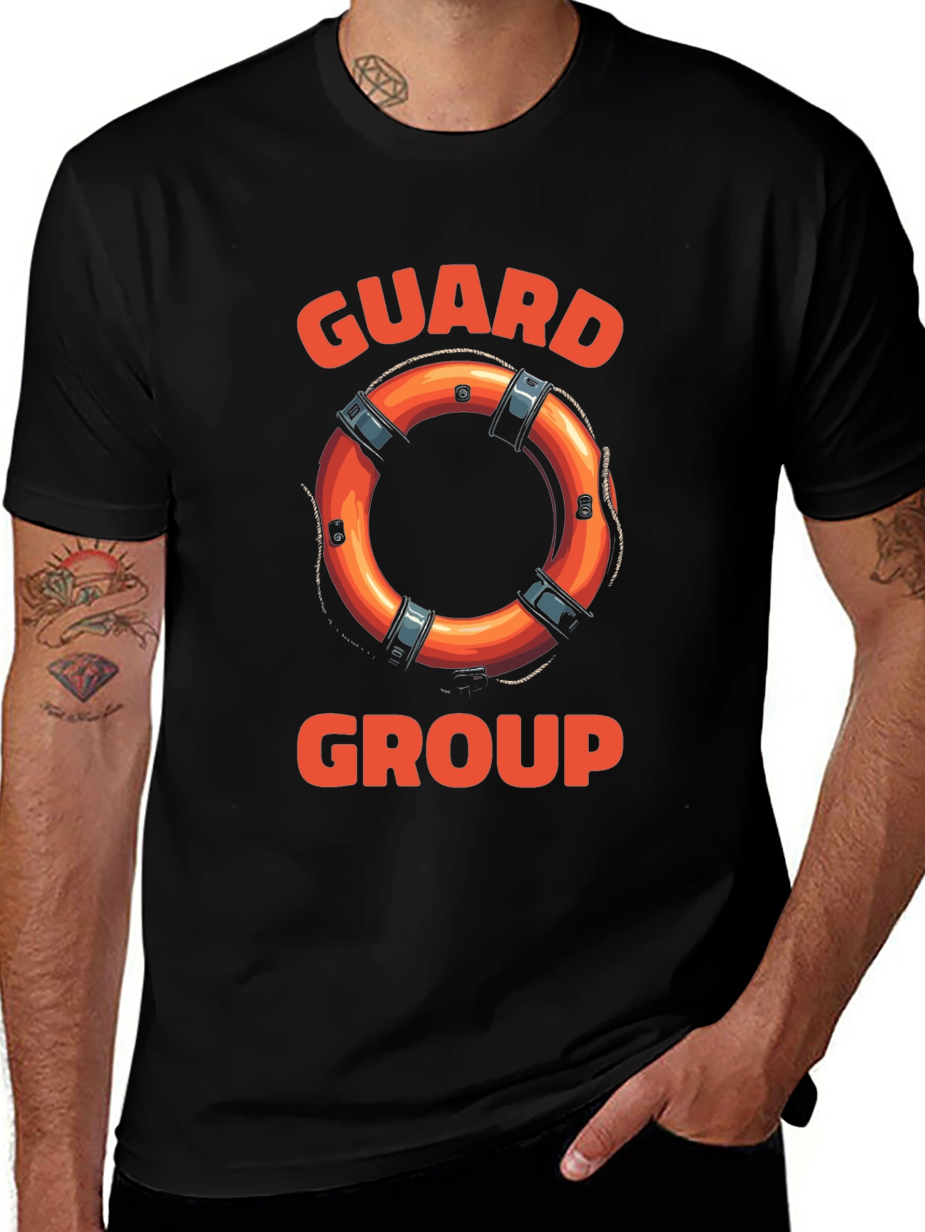 Variant 3 of Lifeguard Group Black T-Shirt 