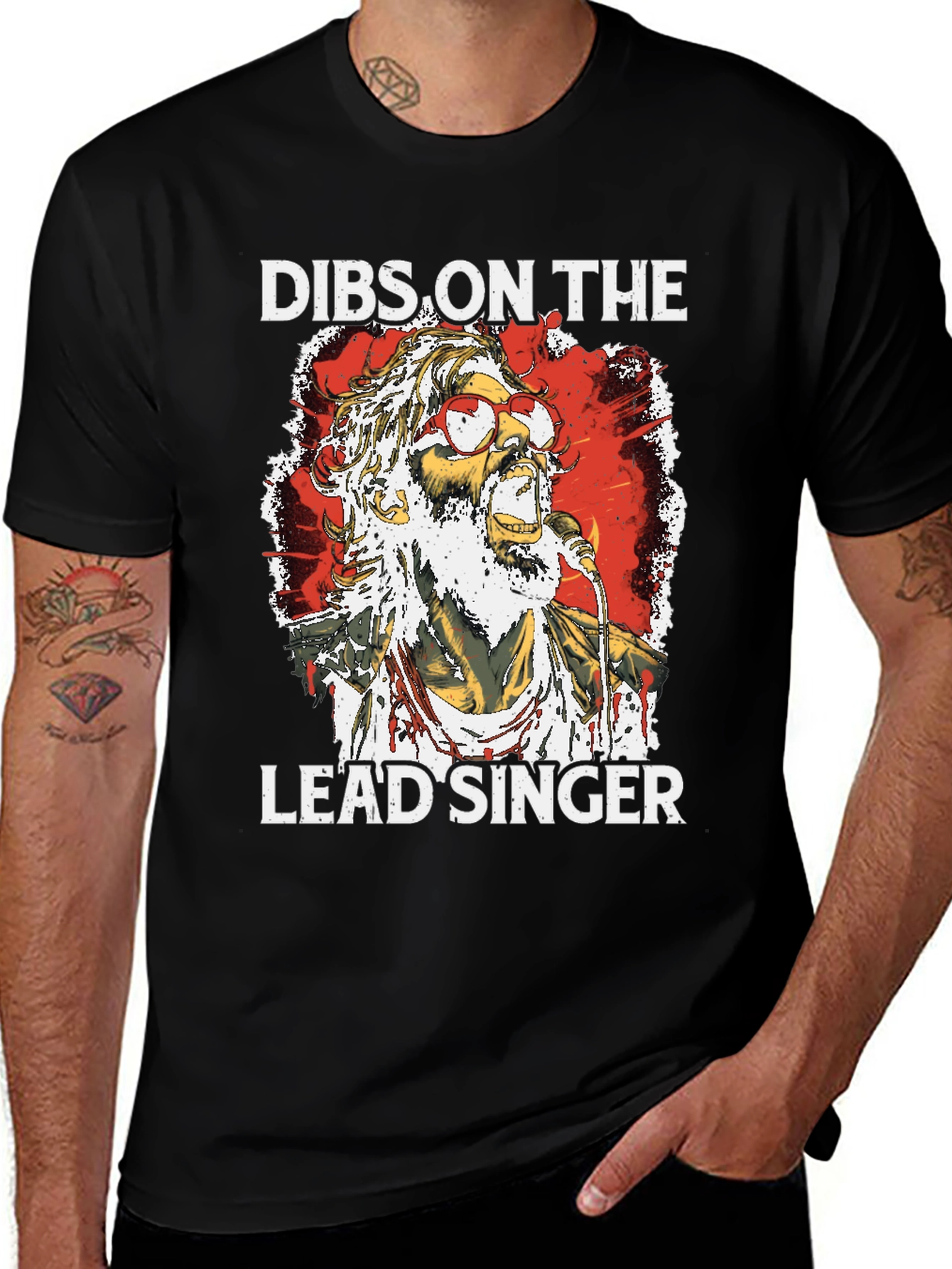 Variant 8 of Dibs on the Lead Singer Graphic Tee