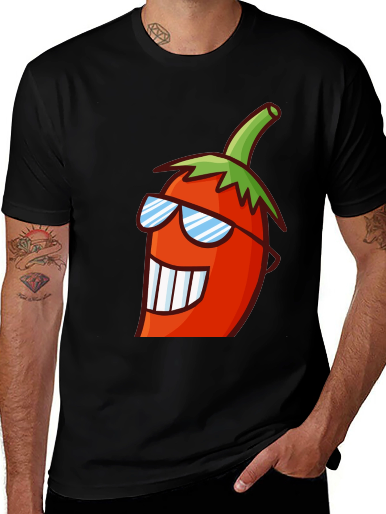 Variant 11 of Cool Chili Pepper Graphic Tee