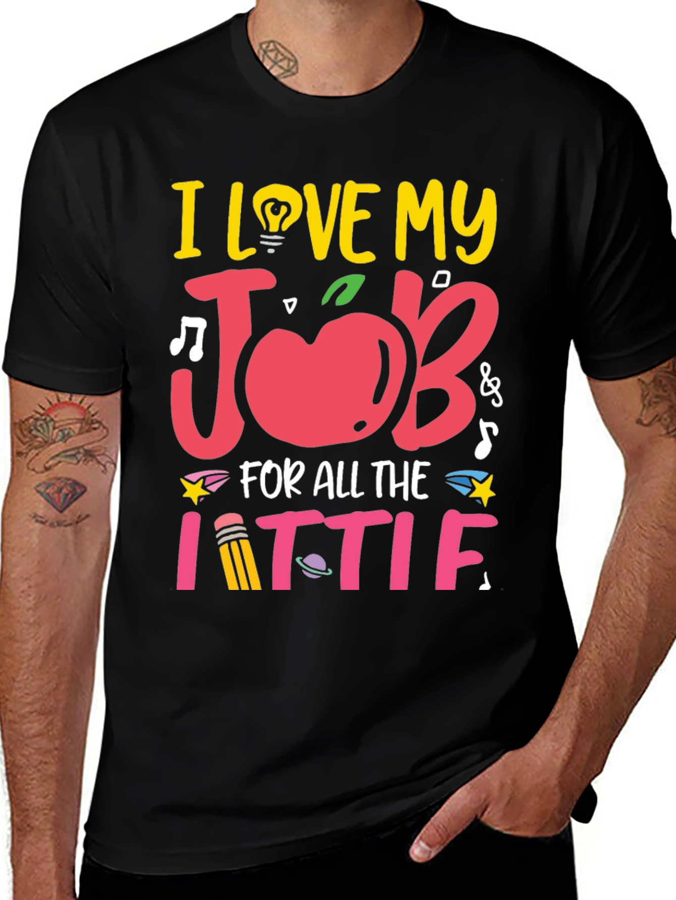 Variant 22 of I Love My Job Teacher T-Shirt