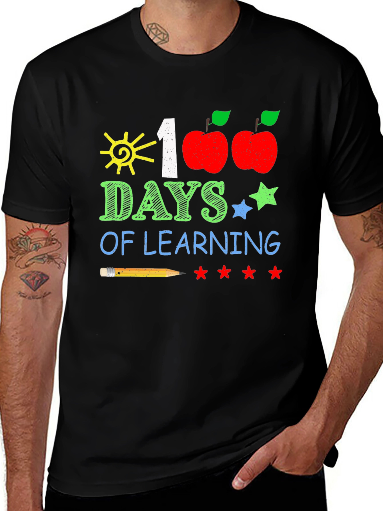 Variant 6 of 100 Days of Learning Graphic T-Shirt