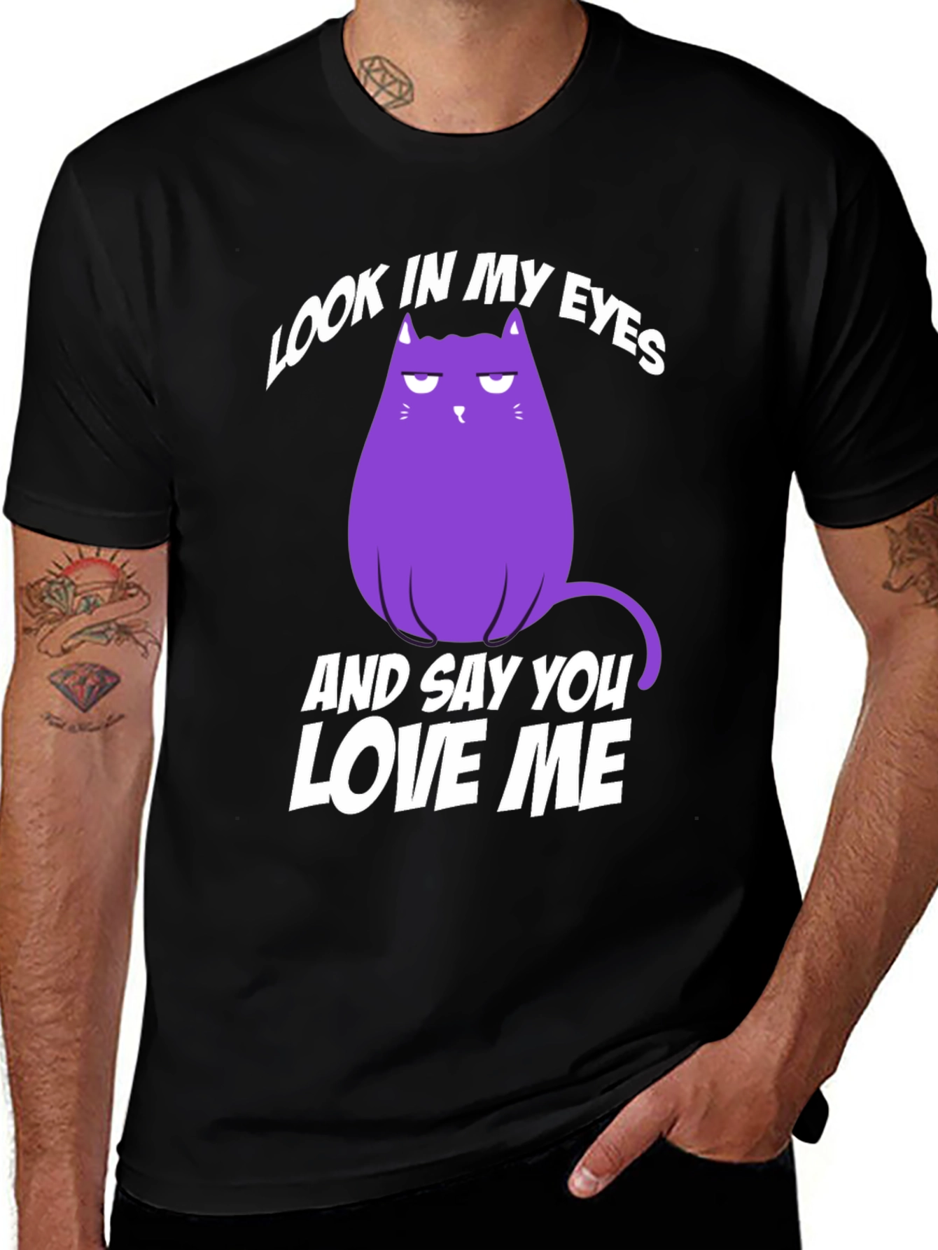 Variant 19 of Grumpy Cat T-Shirt: Look In My Eyes