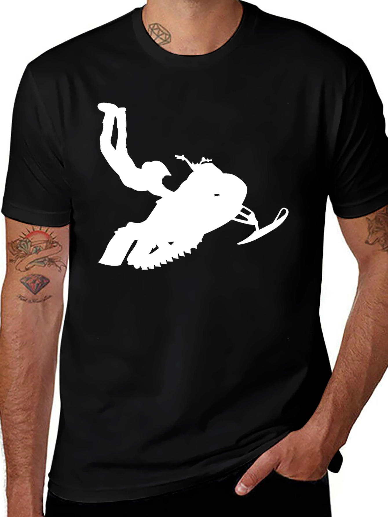 Variant 18 of Snowmobile Stunt T-Shirt