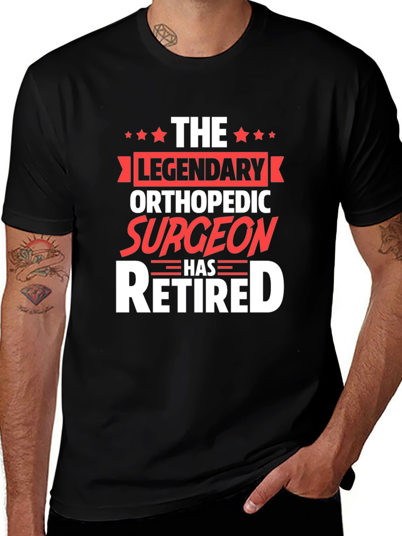 Variant 26 of Legendary Orthopedic Surgeon Retired T-Shirt