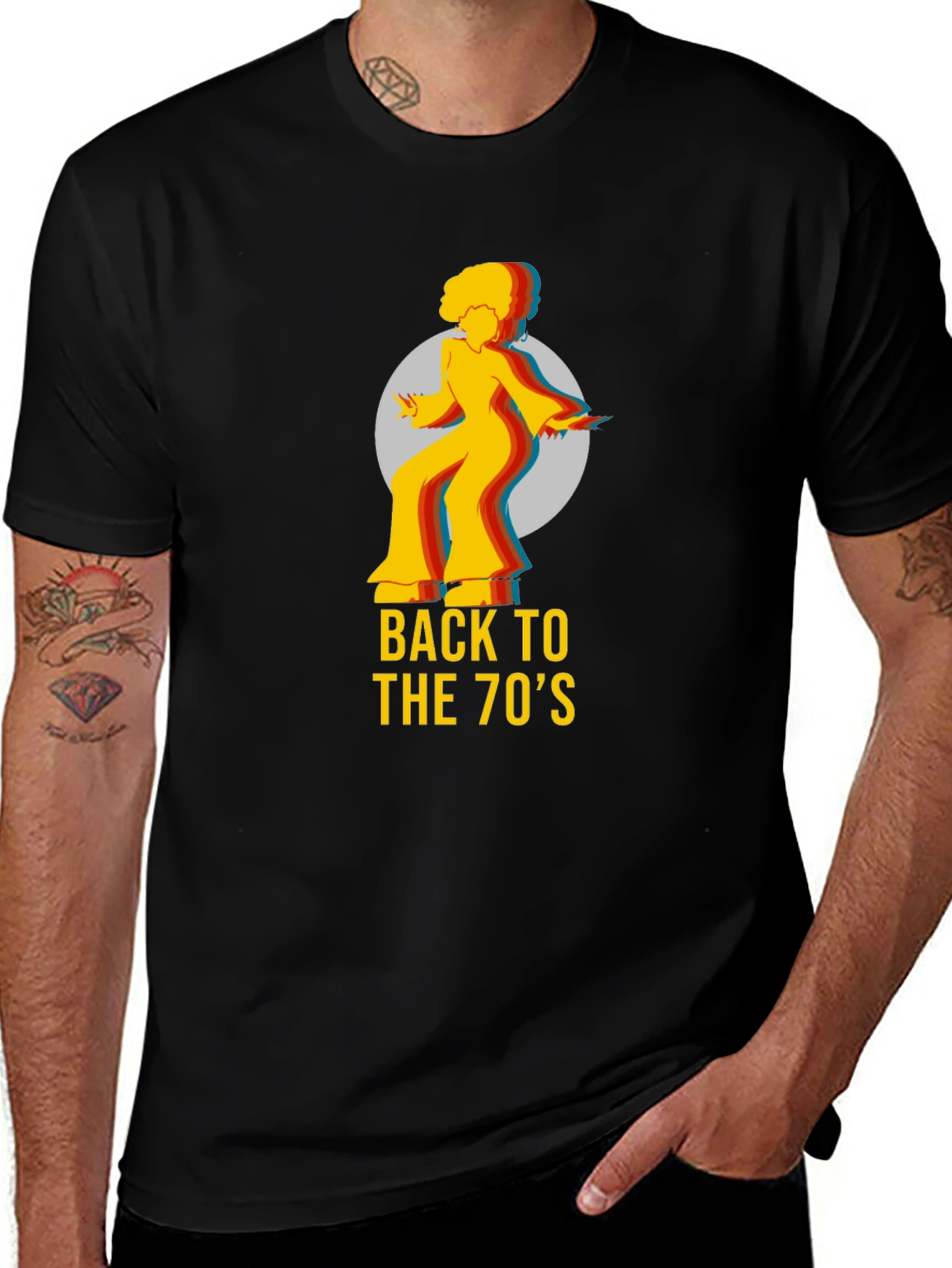 Variant 10 of Back to the 70's Retro T-Shirt