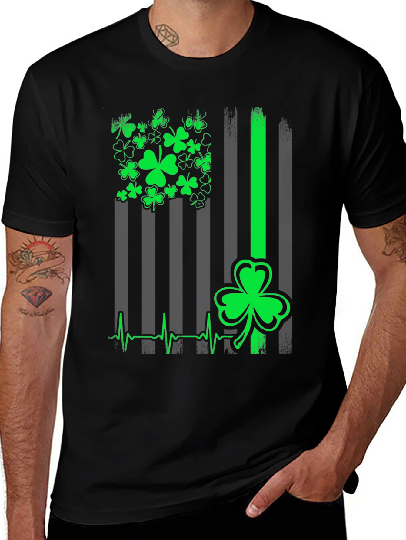 St. Patrick's Day Shamrock Graphic Tee