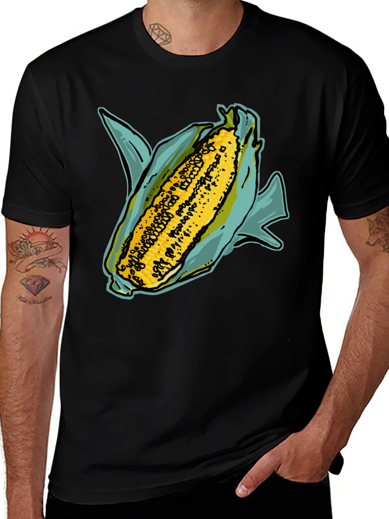 Variant 22 of Corn on the Cob Graphic T-Shirt
