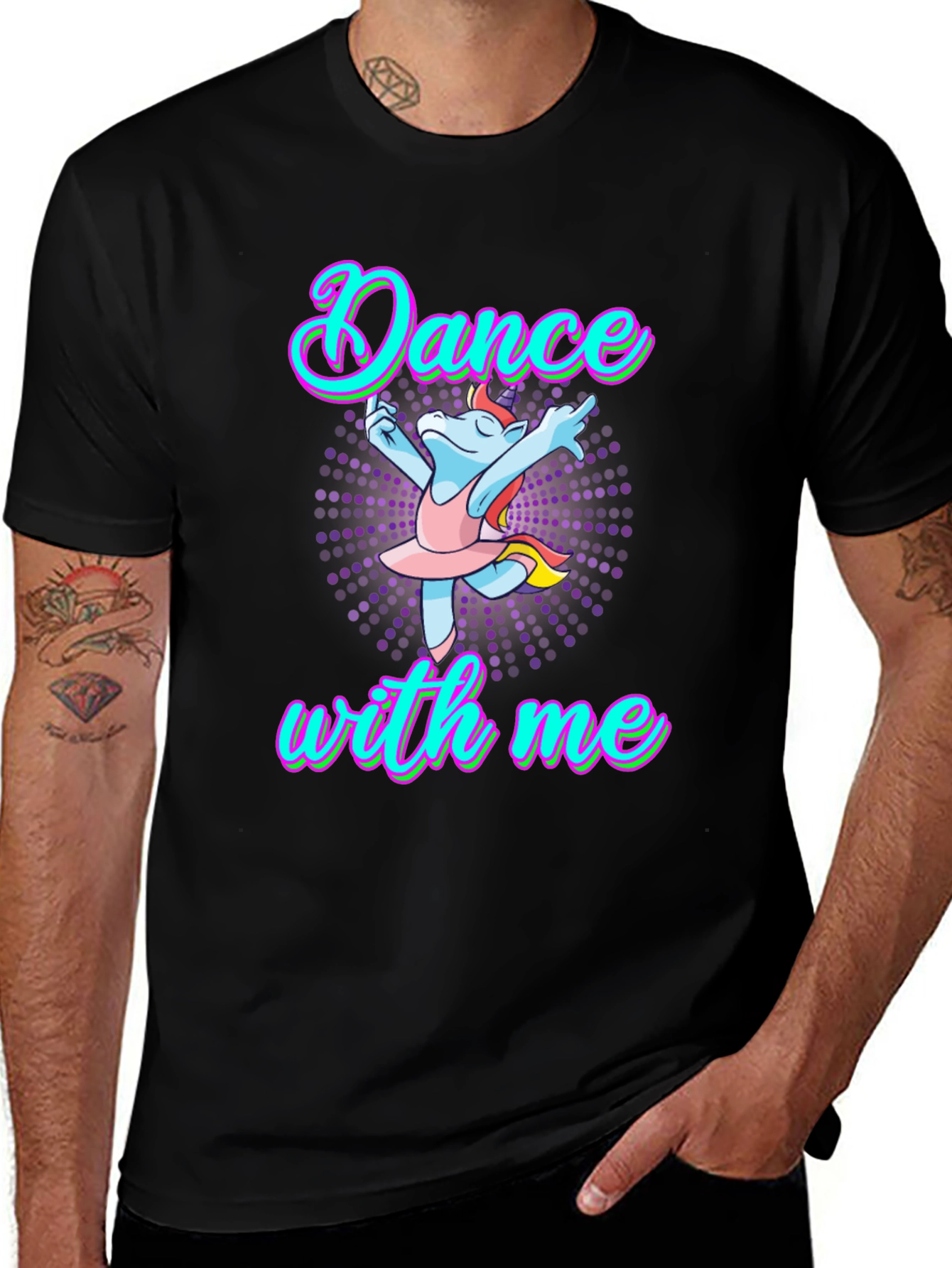 Variant 3 of Dance with Me Unicorn T-Shirt