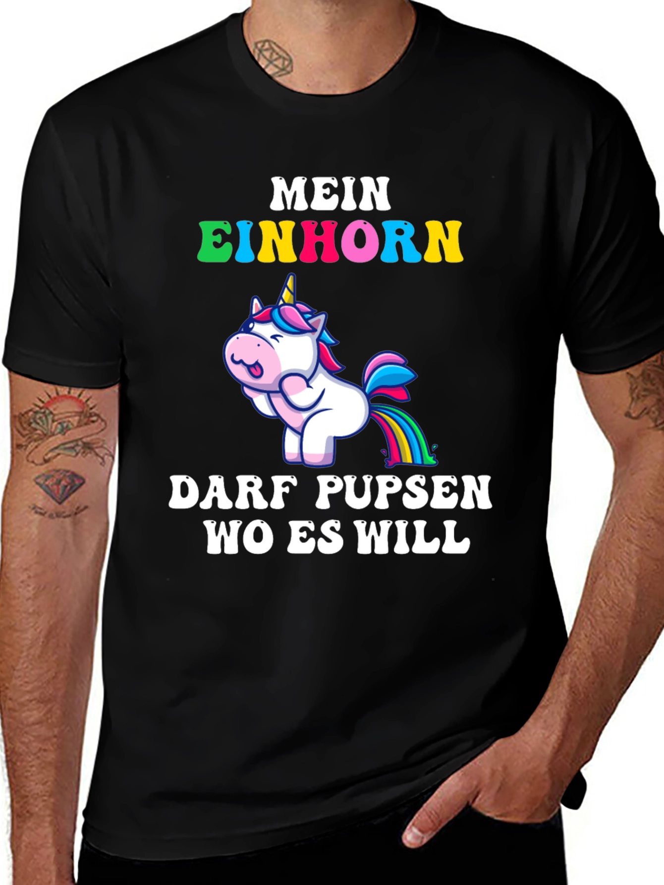 Variant 3 of Mein Einhorn T-Shirt: Unicorn Flatulence Tee