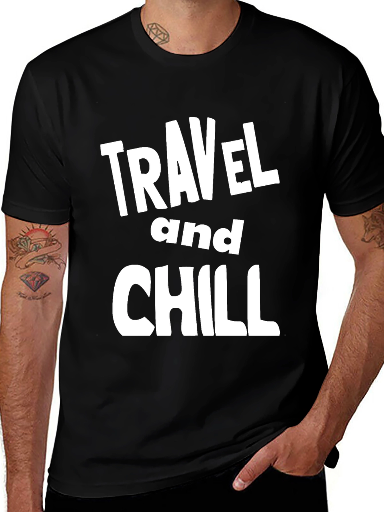 Variant 11 of Travel and Chill Graphic T-Shirt