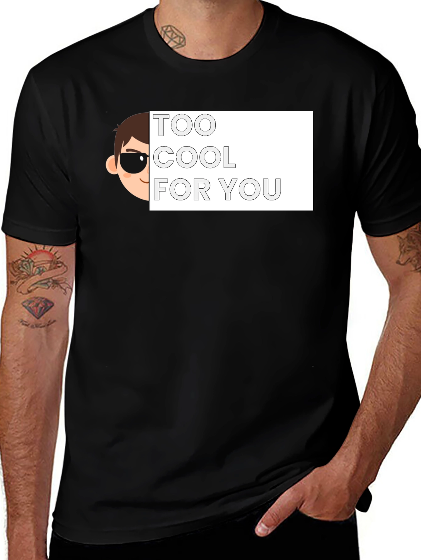 Variant 20 of Too Cool For You Graphic Tee