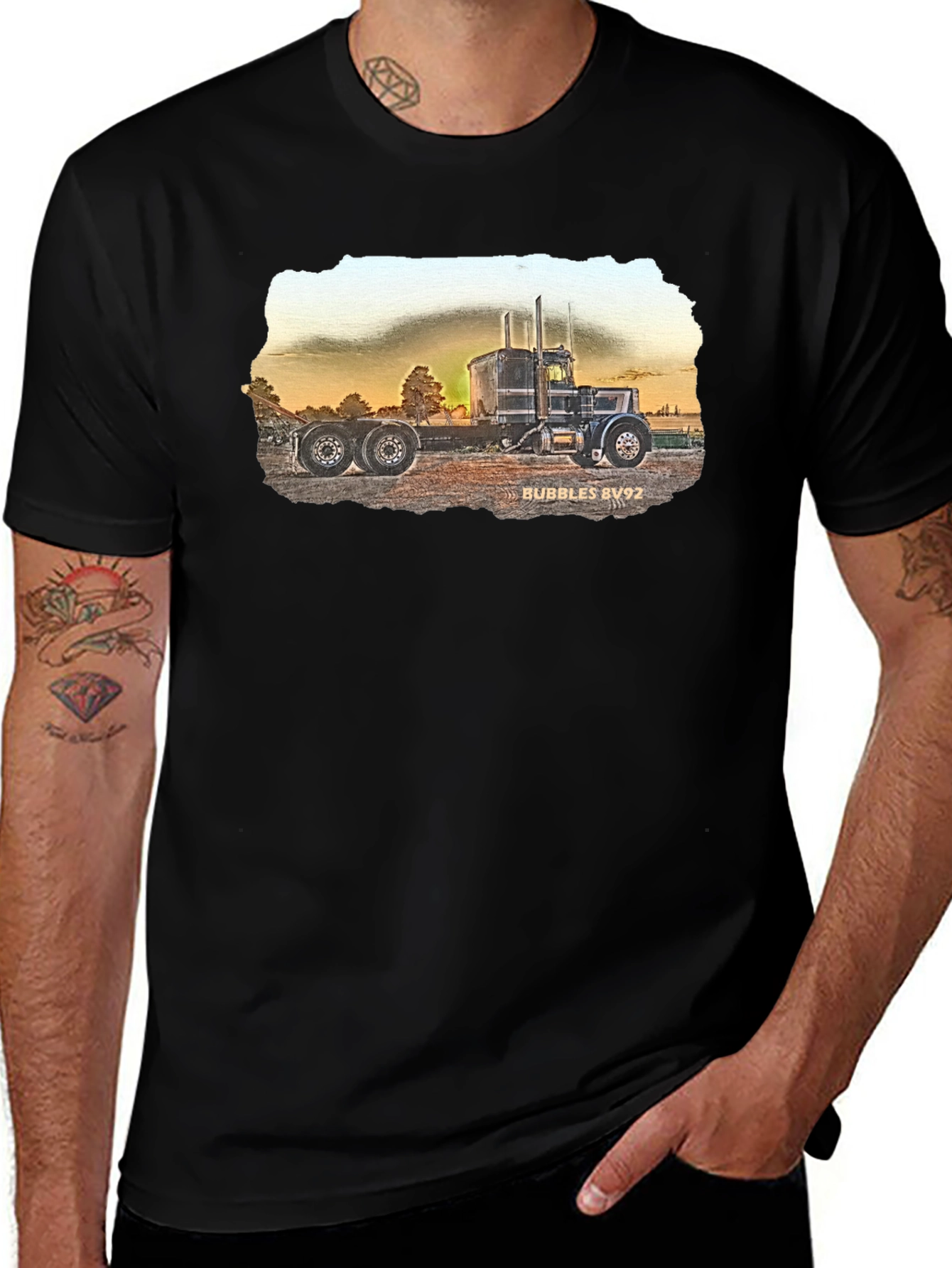 Variant 9 of Vintage Truck Graphic T-Shirt