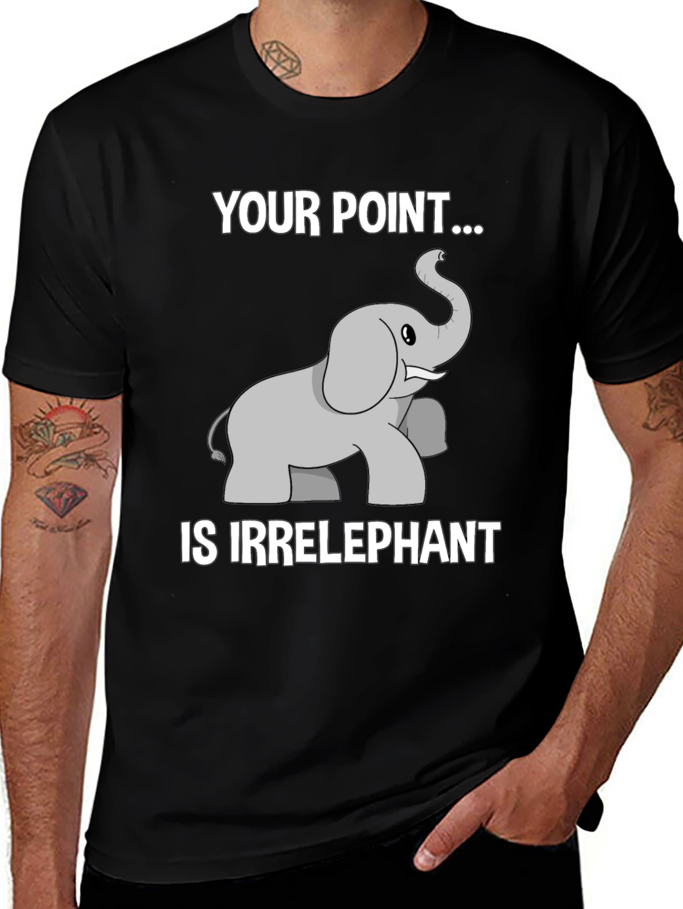 Variant 10 of Irrelephant T-Shirt - Funny Elephant Pun Tee